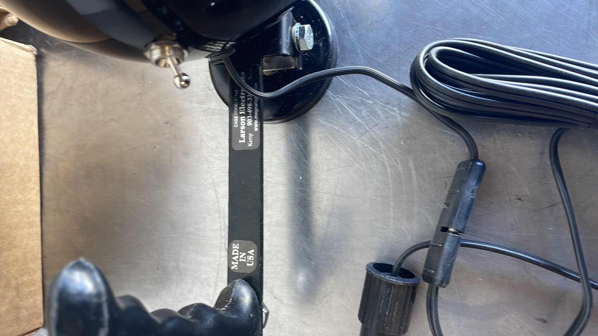 Photo 1 of LARSON ELECTRONICS ULTRA SPOTLIGHT MAGNETIC BASE CIGARETTE PLUG 12VDC (3)