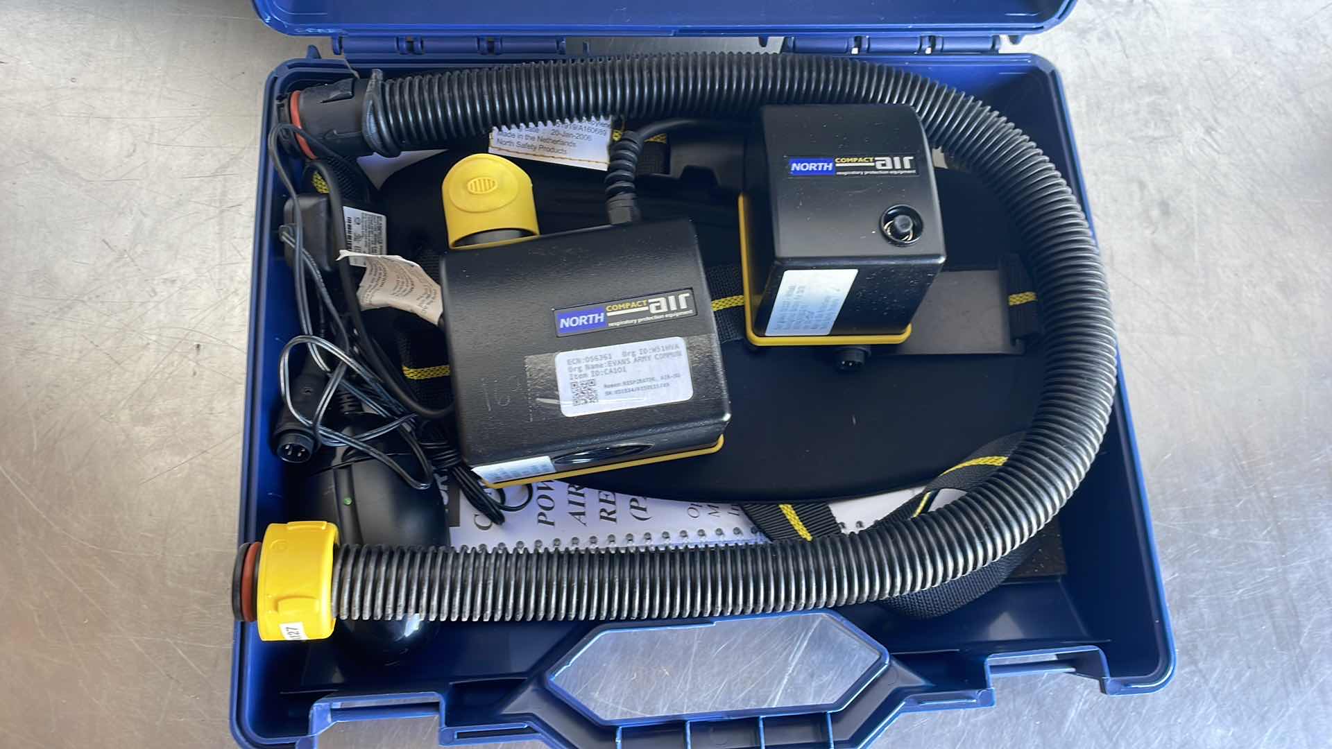 Photo 1 of NORTH SAFETY CA101 COMPACT AIR PAPR KIT BLOWER MOTOR BELT AIRFLOW