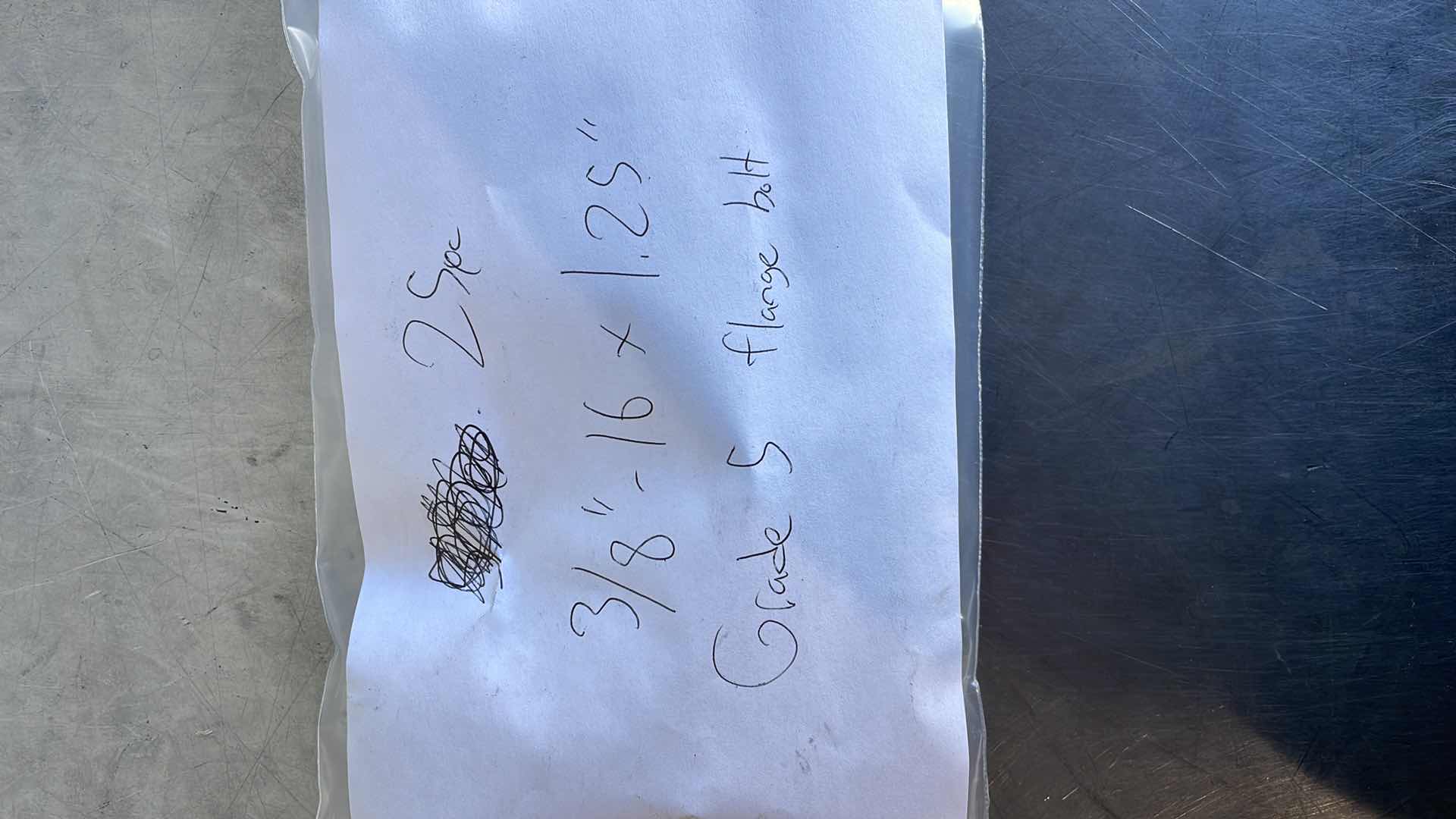 Photo 1 of 3/8-16 x 1.25” FLANGE BOLT
GRADE 5
25 PCS