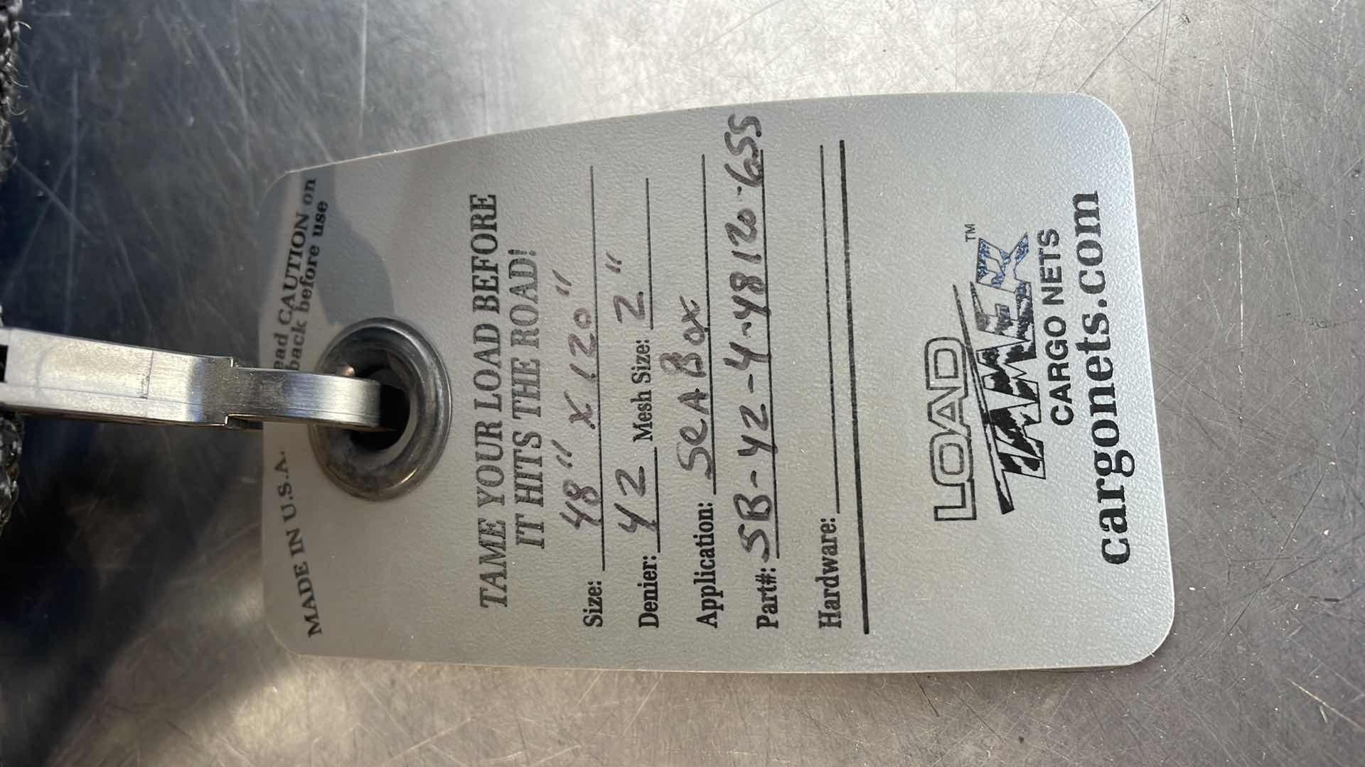 Photo 1 of LOAD TAMER 48” X 120” NET