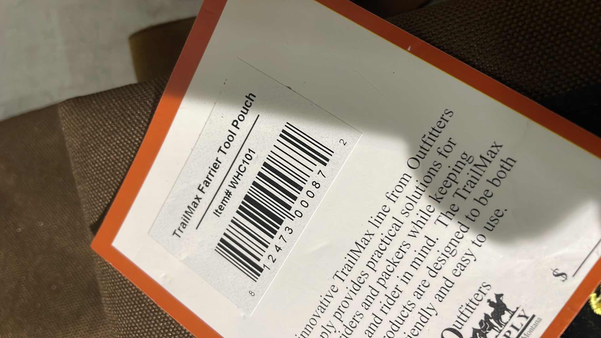 Photo 1 of TRAILMAX FARRIER TOOL POUCH WHC101