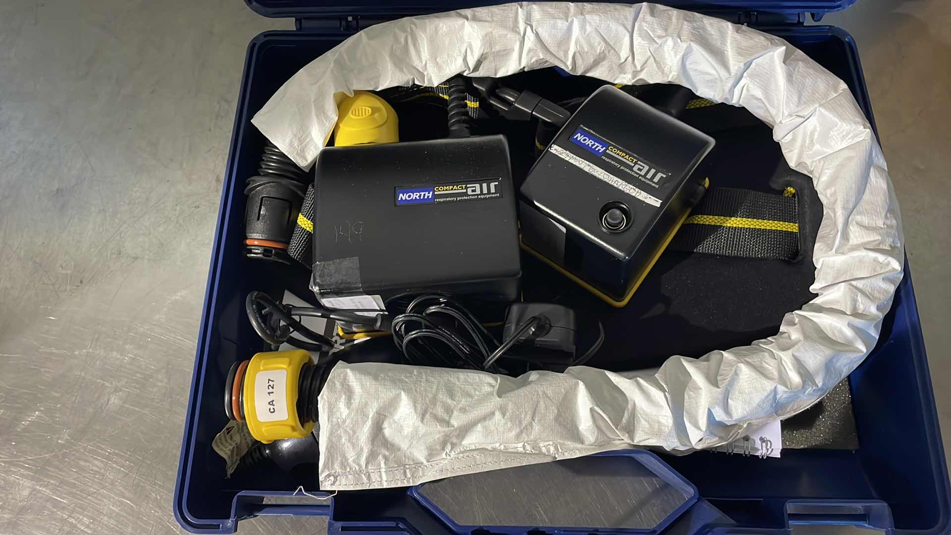 Photo 1 of NORTH SAFETY CA101 COMPACT AIR PAPR KIT BLOWER MOTOR BELT AIRFLOW