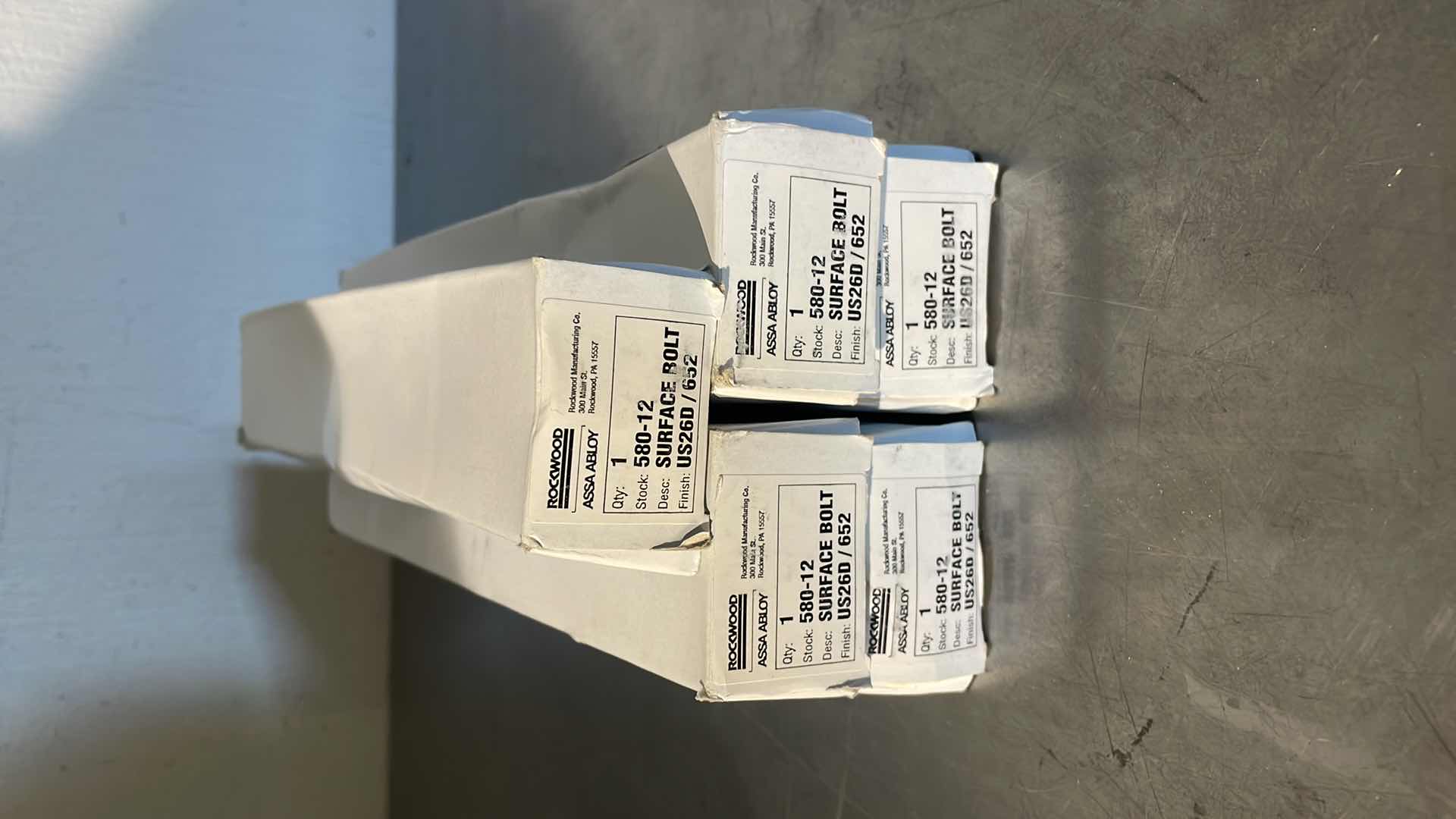 Photo 1 of SURFACE BOLT 12” (5)