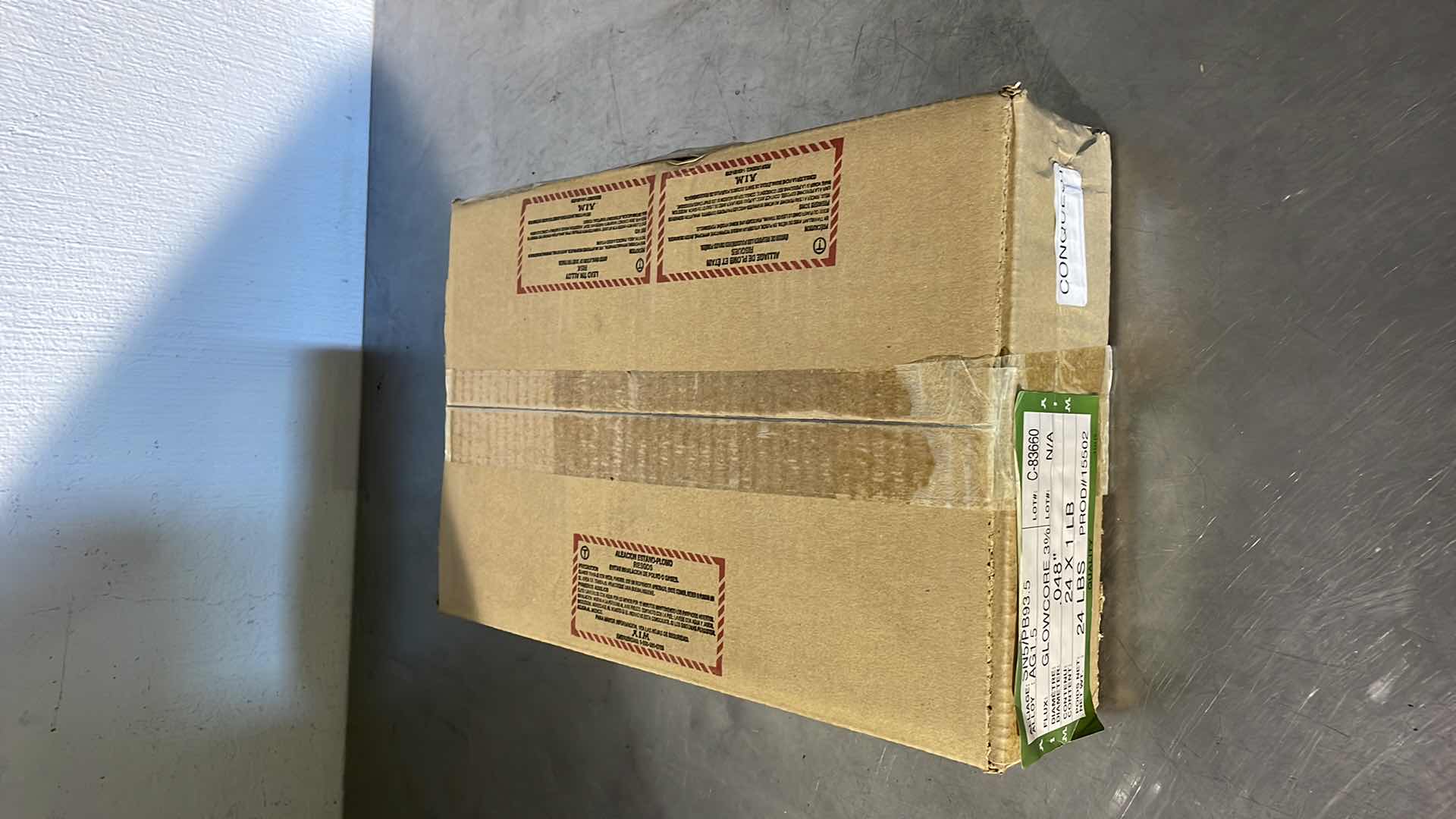 Photo 1 of CONQUEST WIRE SOLDER GLOWCORE 3% .048” 24-1LBS