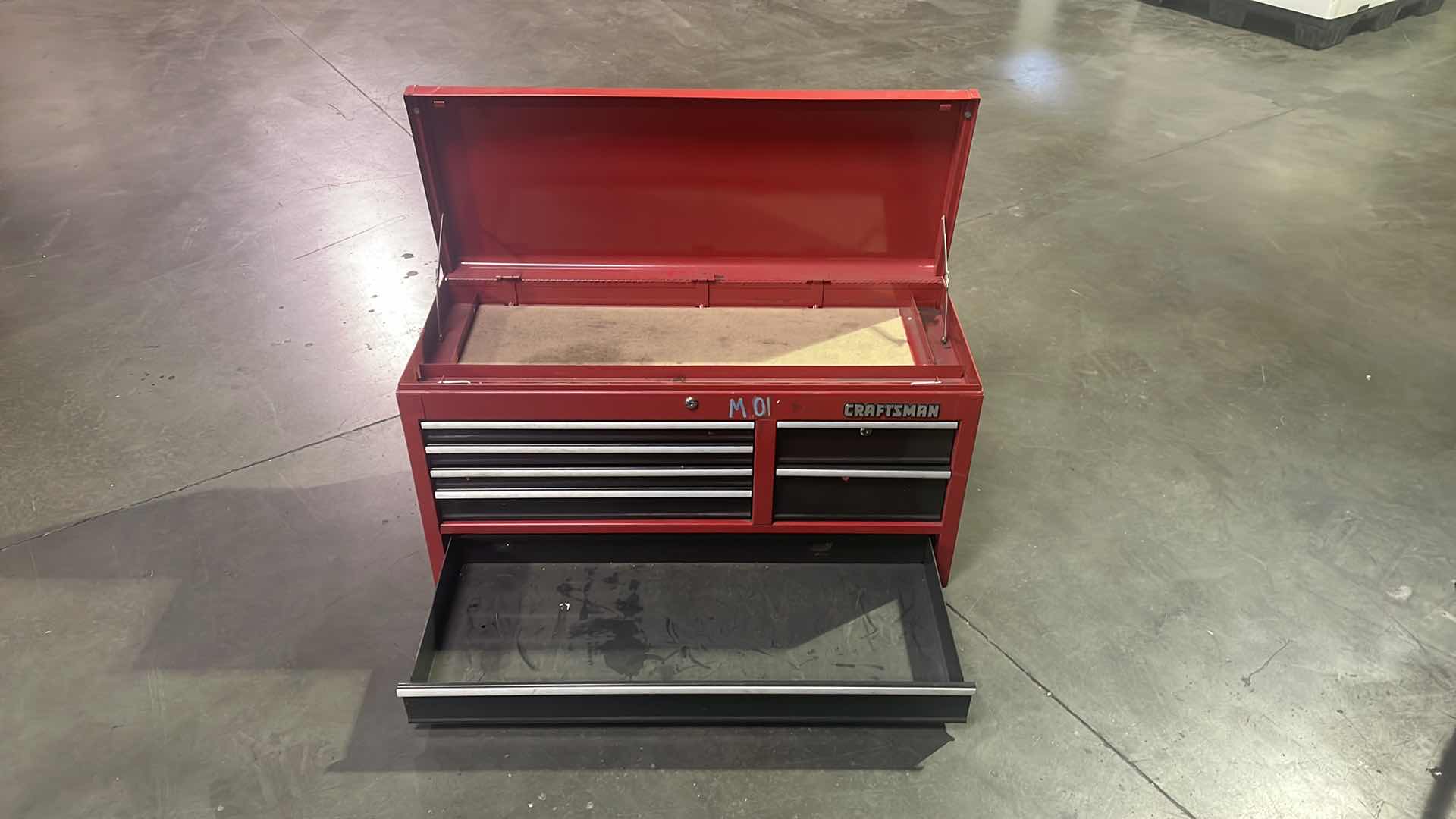 Photo 1 of CRAFTSMAN 7 DRAWER TOOL BOX 41” x 16” x 21”