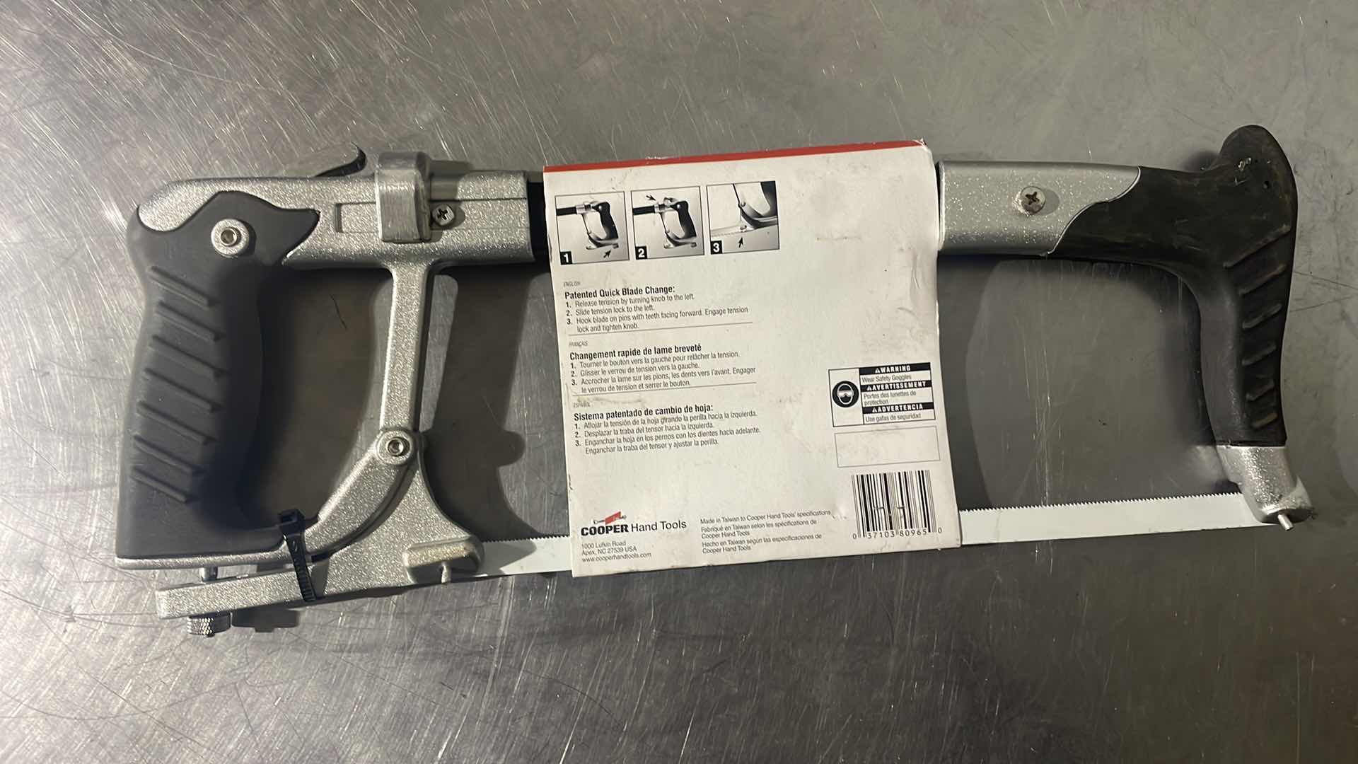 Photo 1 of NICHOLSON 80965 12" CUSHION GRIP HIGH TENSION HACKSAW FRAME