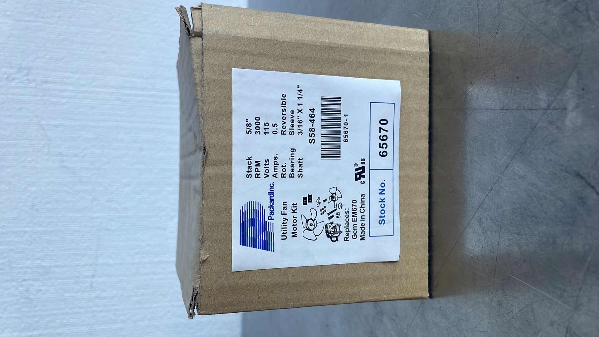 Photo 1 of UTILITY FAN MOTOR KIT