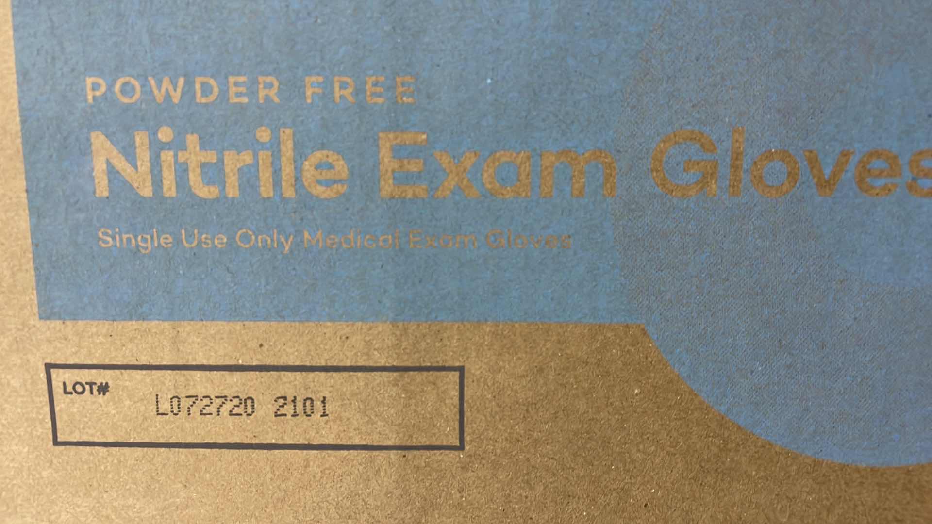 Photo 1 of DEALMED NITRILE MEDICAL EXAM GLOVES, DISPOSABLE LATEX FREE, LARGE, 1000 CT. (PACK OF 10)