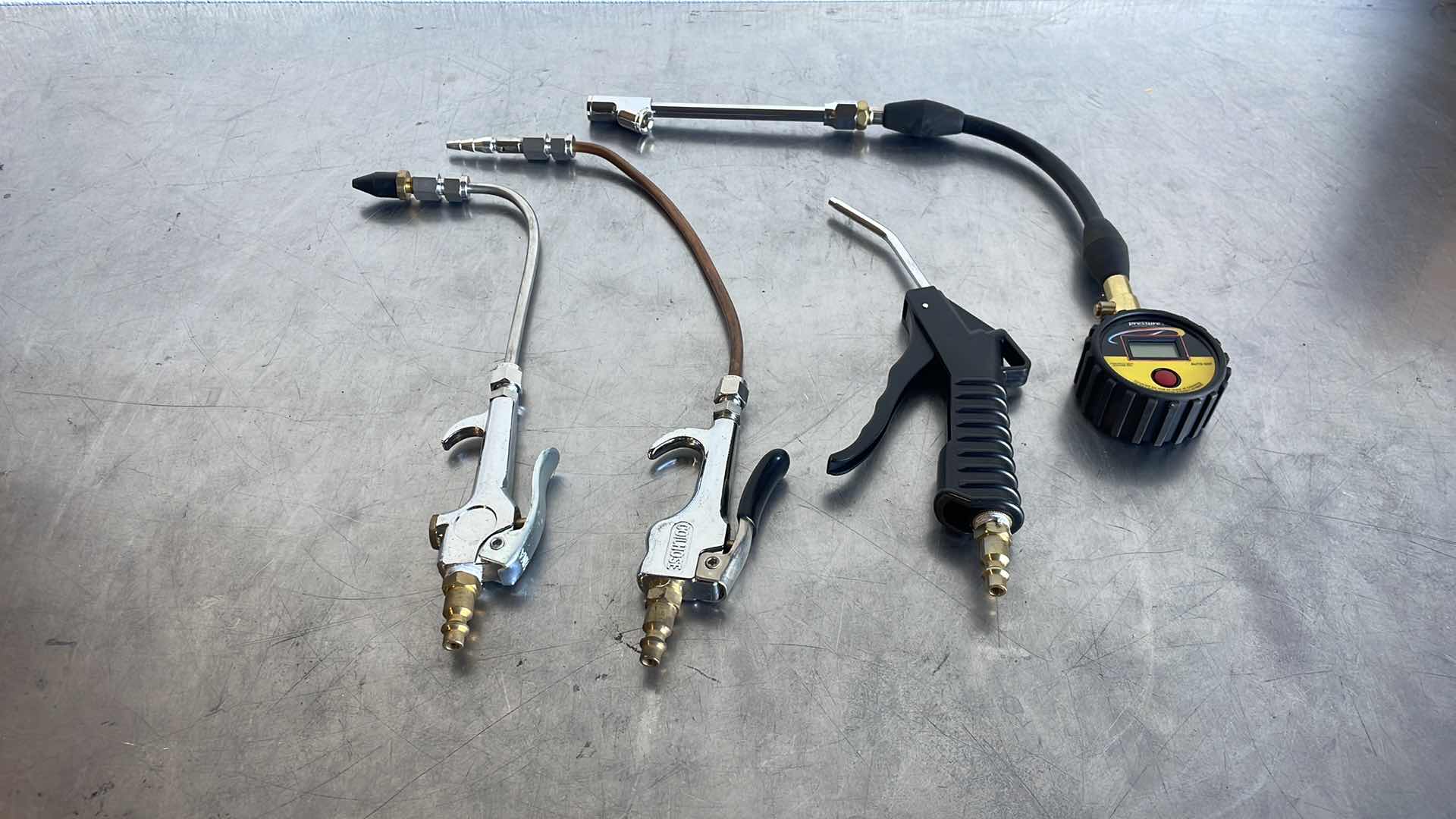 Photo 1 of AIR HOSE BLOWER ATTACHMENTS AND TIRE PRESSURE GAUGE