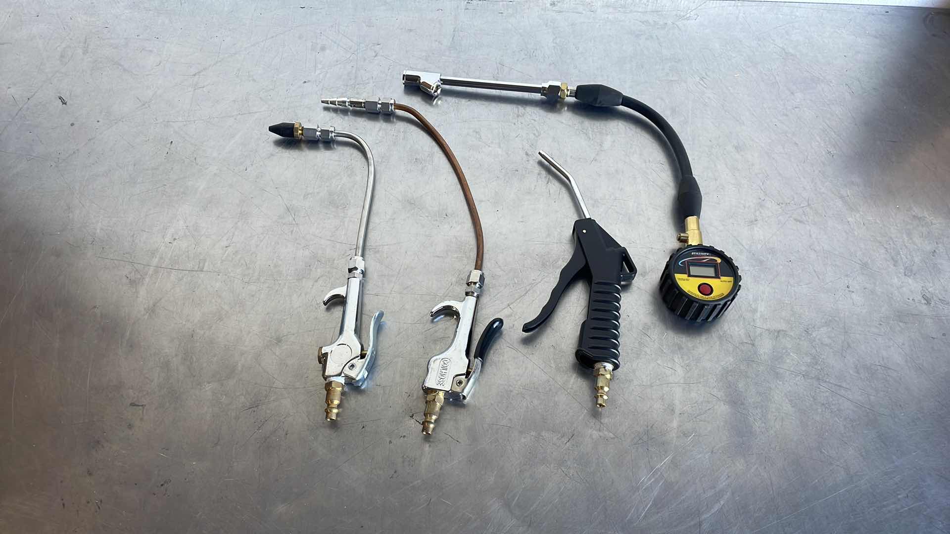 Photo 2 of AIR HOSE BLOWER ATTACHMENTS AND TIRE PRESSURE GAUGE