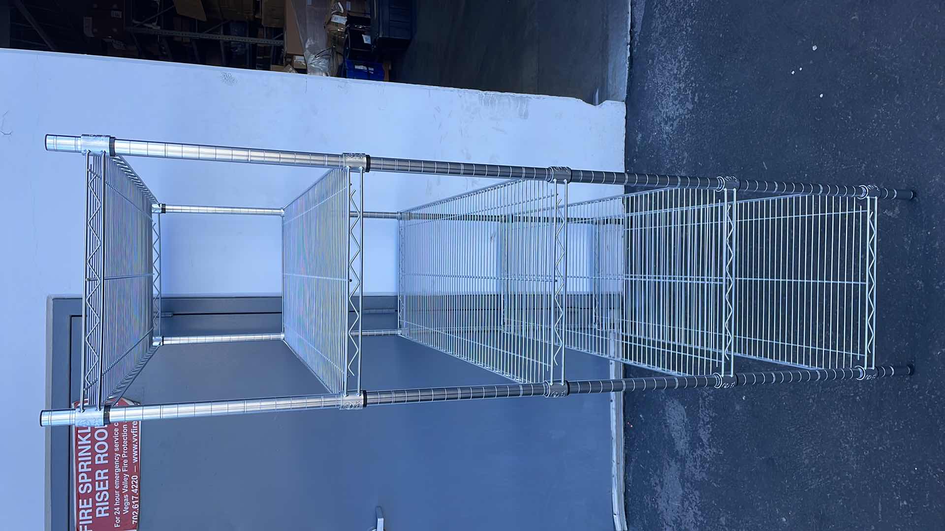 Photo 1 of 5-SHELF ADJUSTABLE METAL STORAGE SHELVING UNIT 48” X 18” H73”