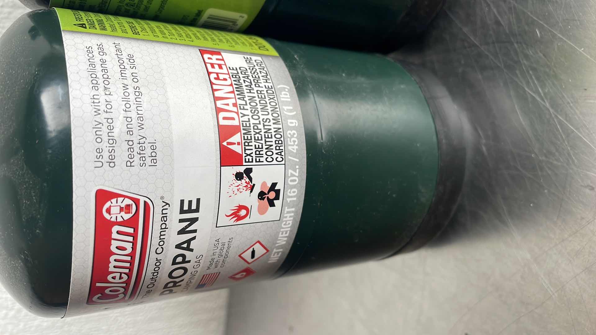 Photo 1 of PORTABLE PROPANE CAMPING TANKS 16OZ (1LB)(5)