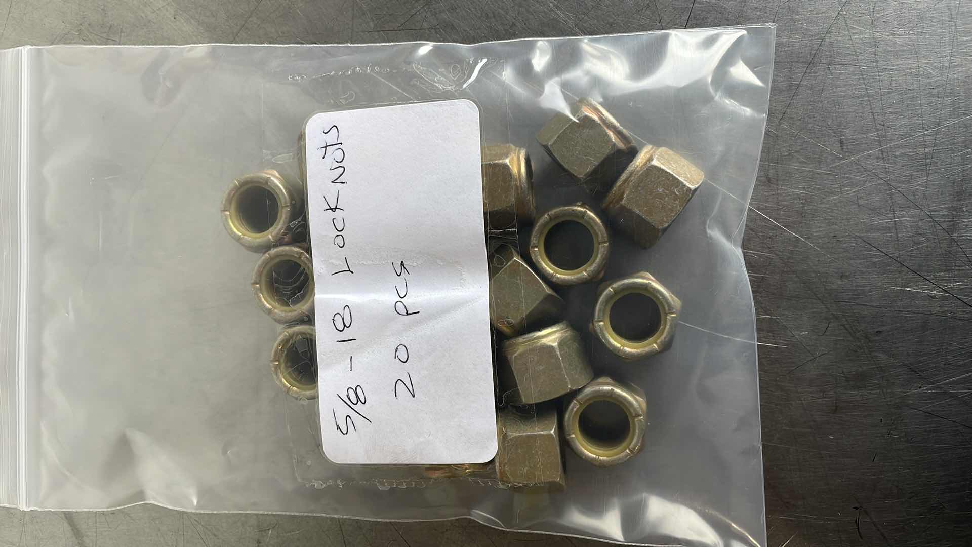 Photo 1 of 5/8-18 LOCKNUTS 20PCS