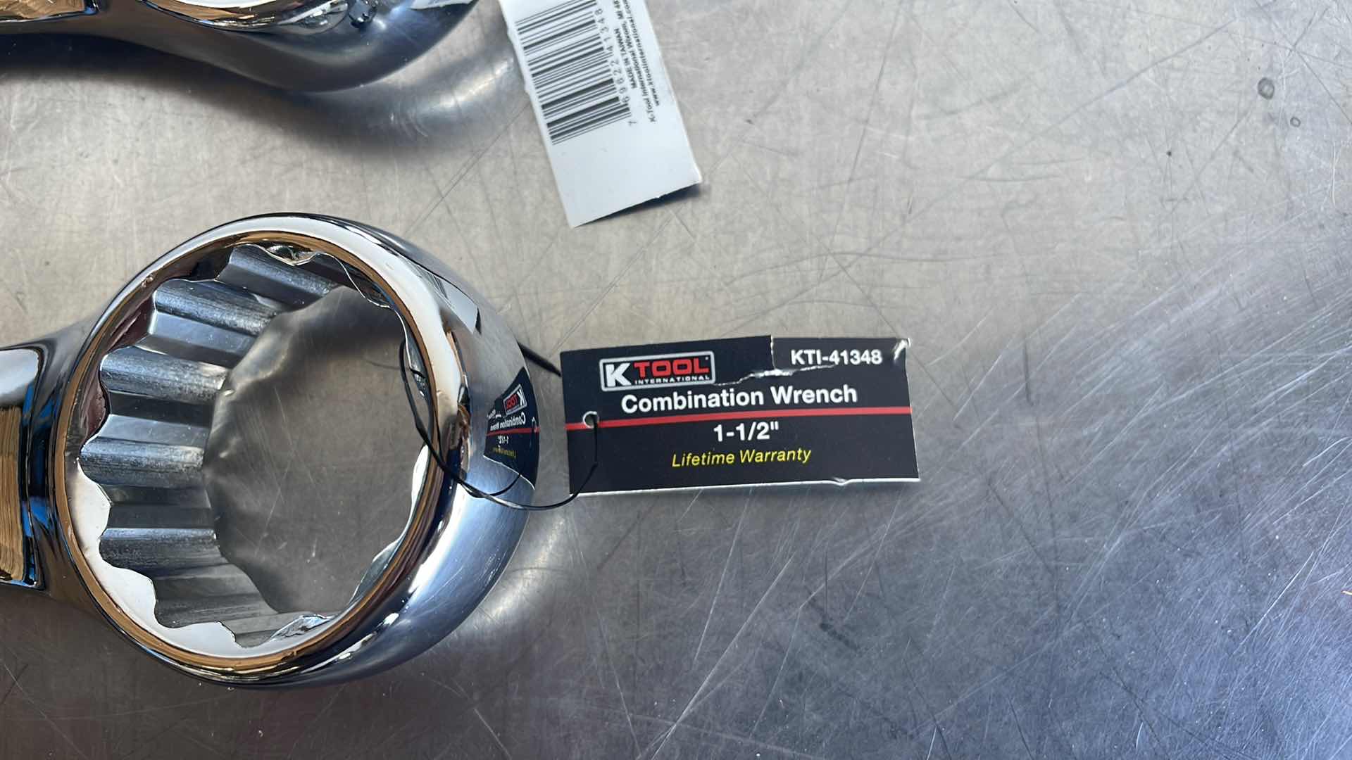 Photo 1 of K TOOL INTERNATIONAL WRENCH COMB HIGH POLISH 1 1/2” KTI-41348 (7)