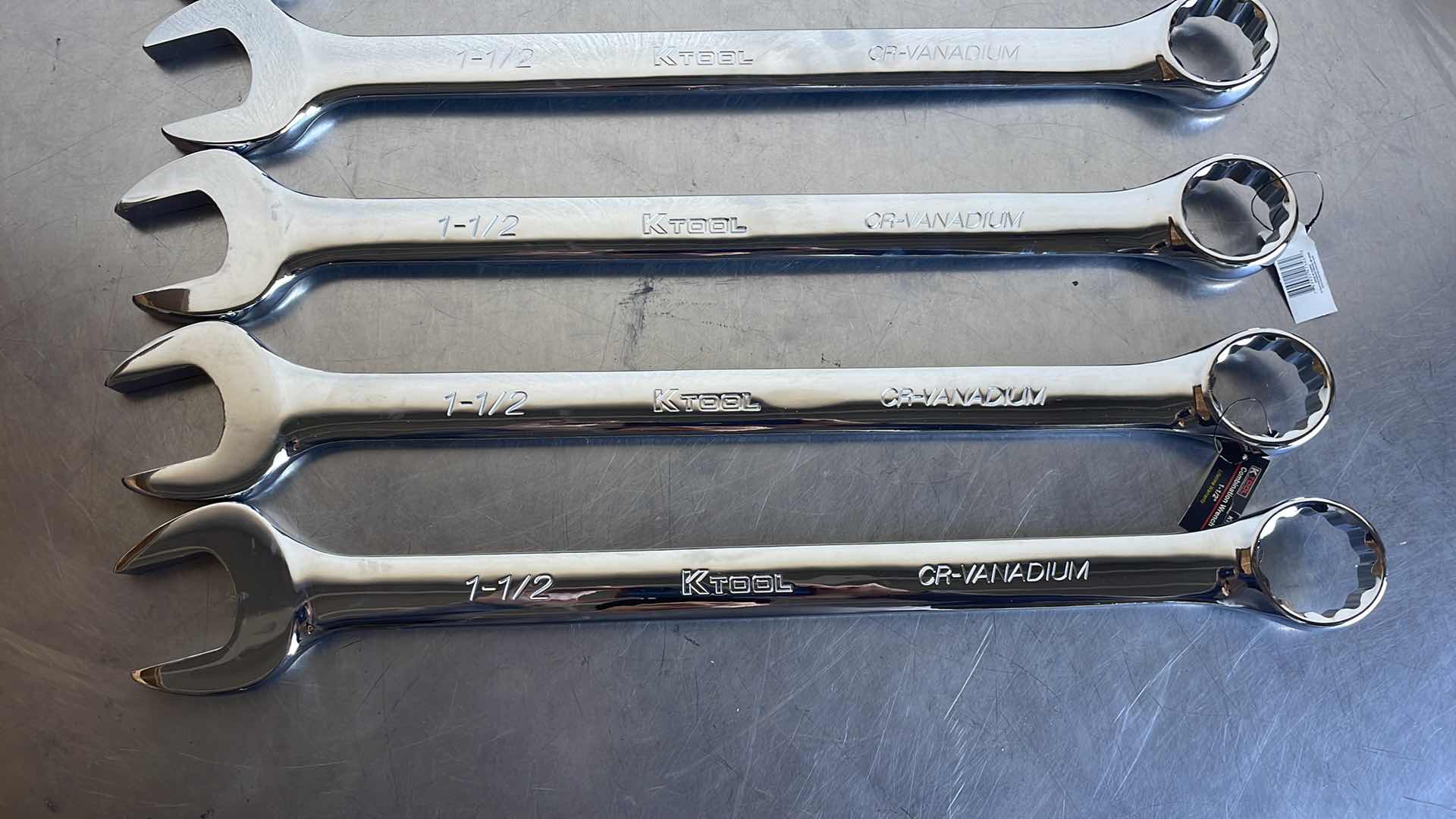 Photo 1 of K TOOL INTERNATIONAL WRENCH COMB HIGH POLISH 1 1/2” KTI-41348 (7)