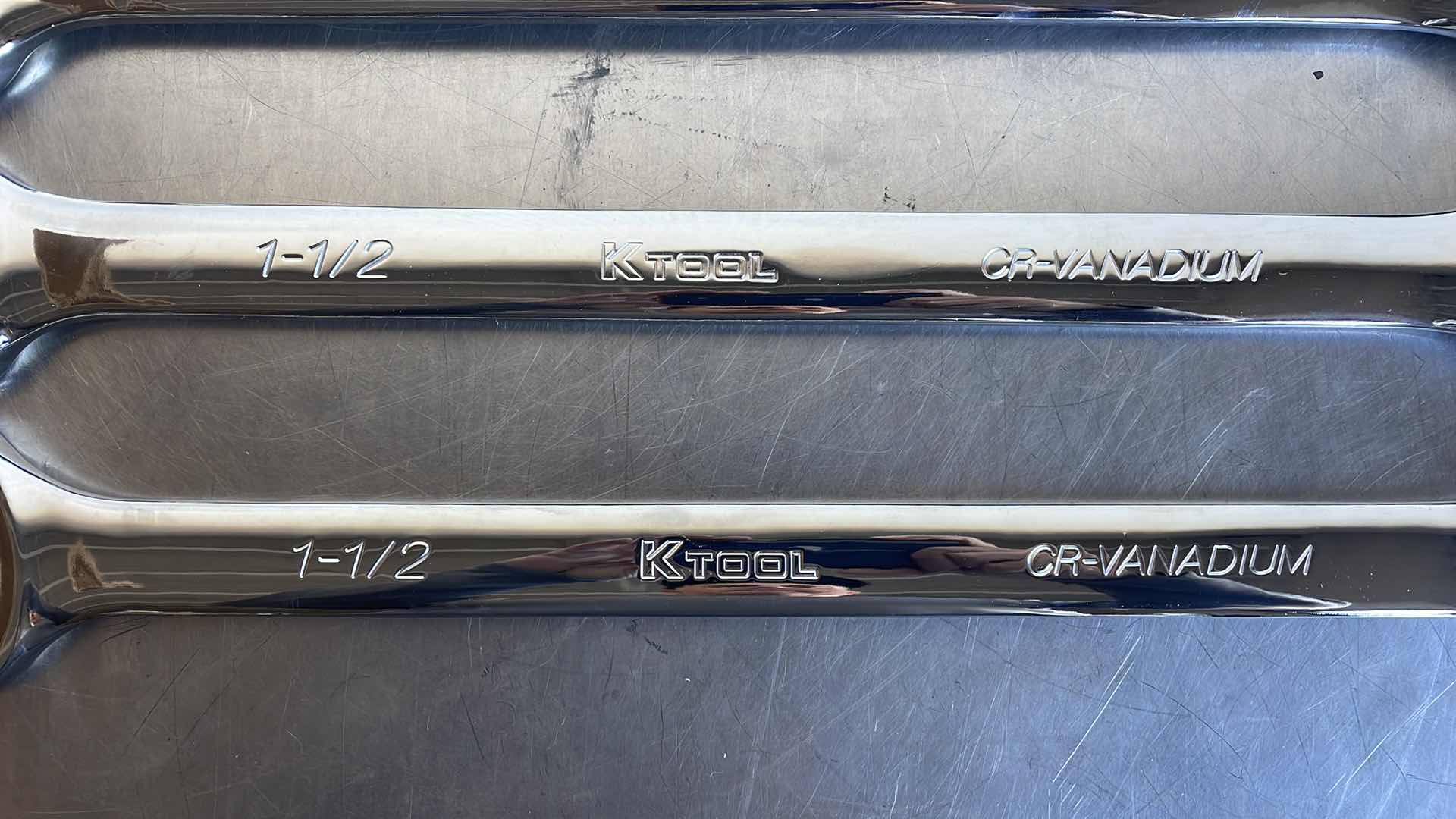 Photo 1 of K TOOL INTERNATIONAL WRENCH COMB HIGH POLISH 1 1/2” KTI-41348 (7)