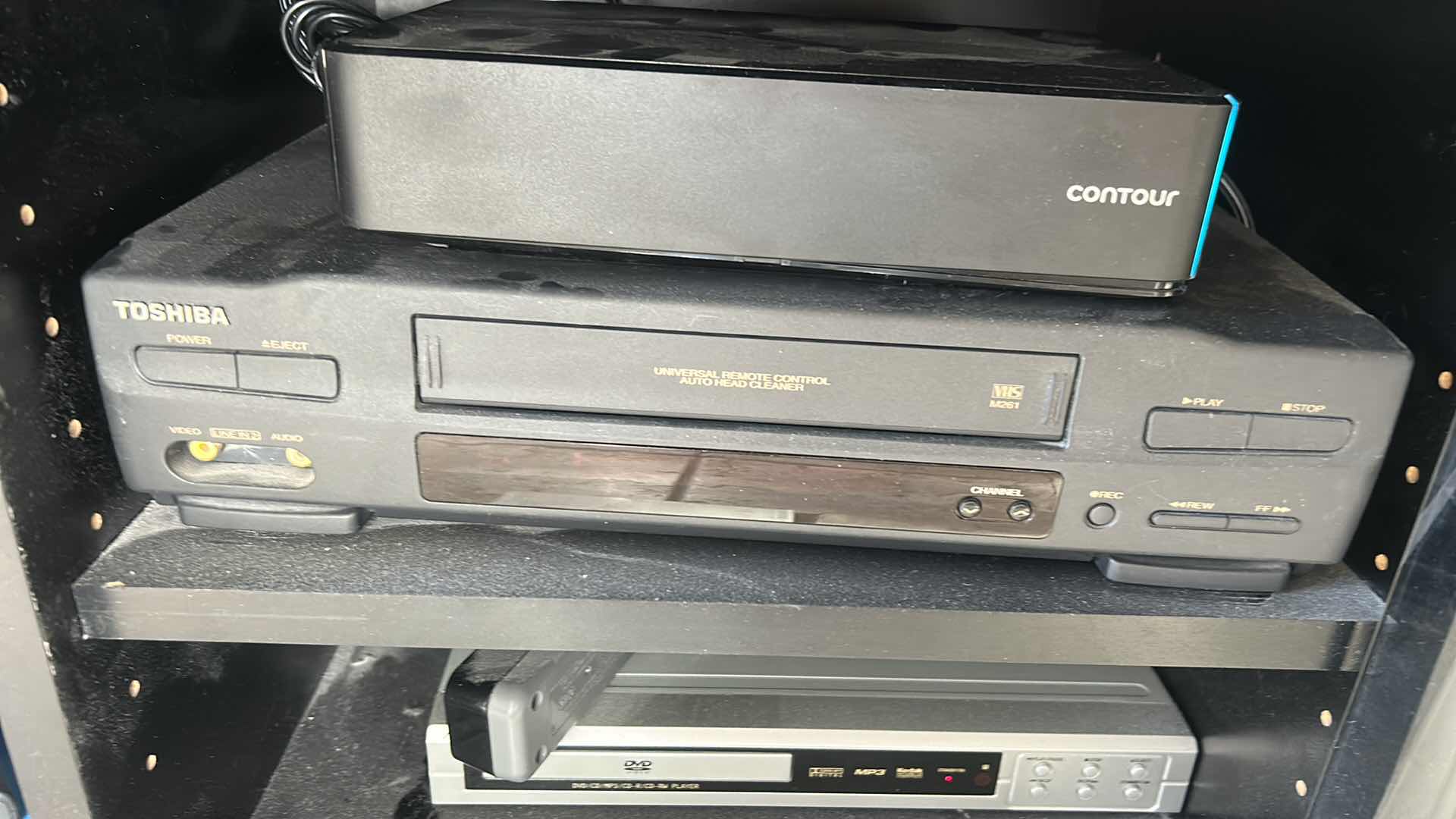 Photo 1 of ELECTRONICS - SAMSUNG VHS AND NORCENT DVD PLAYER