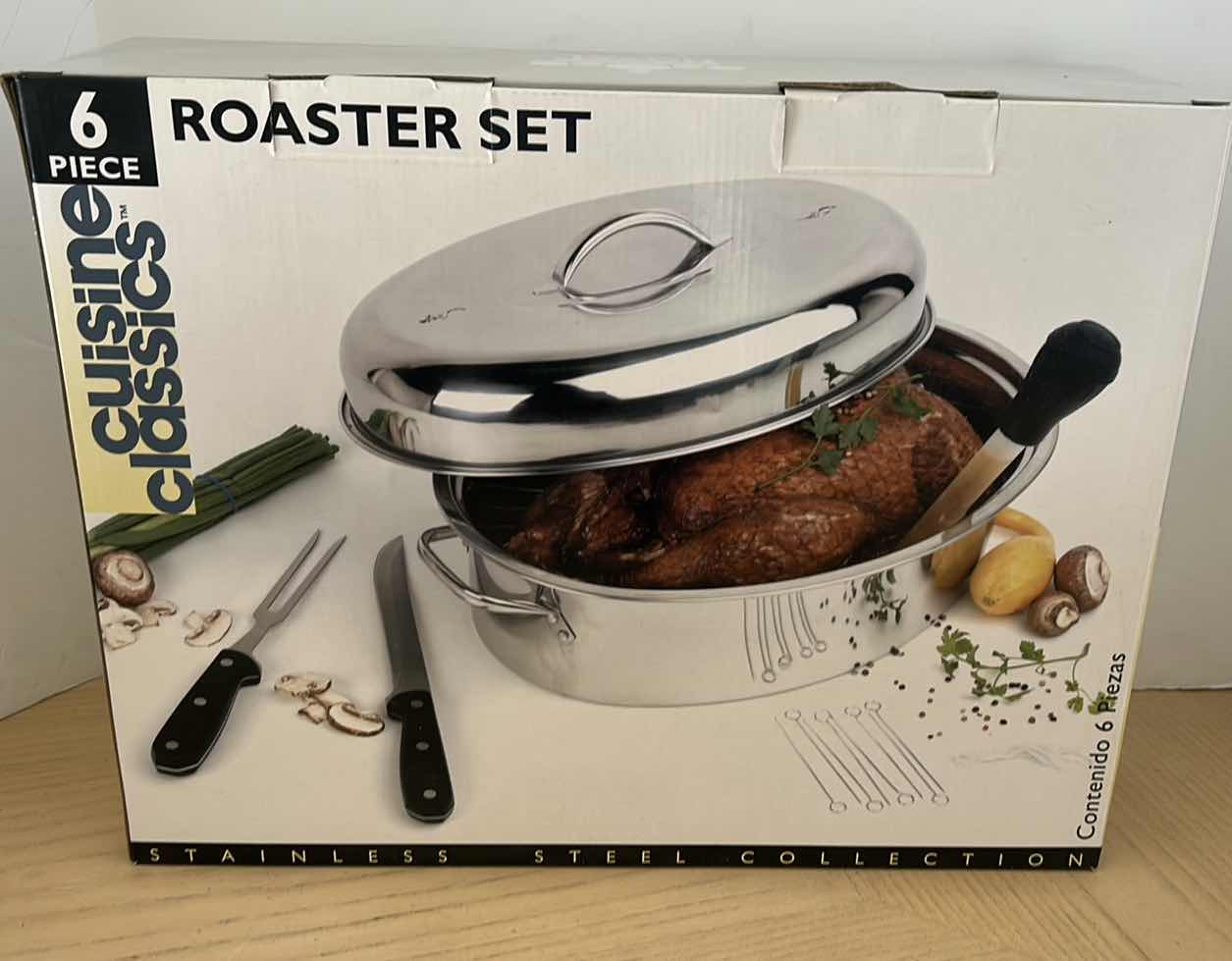 Photo 1 of CUISINE CLASSICS 6 PC ROASTER SET