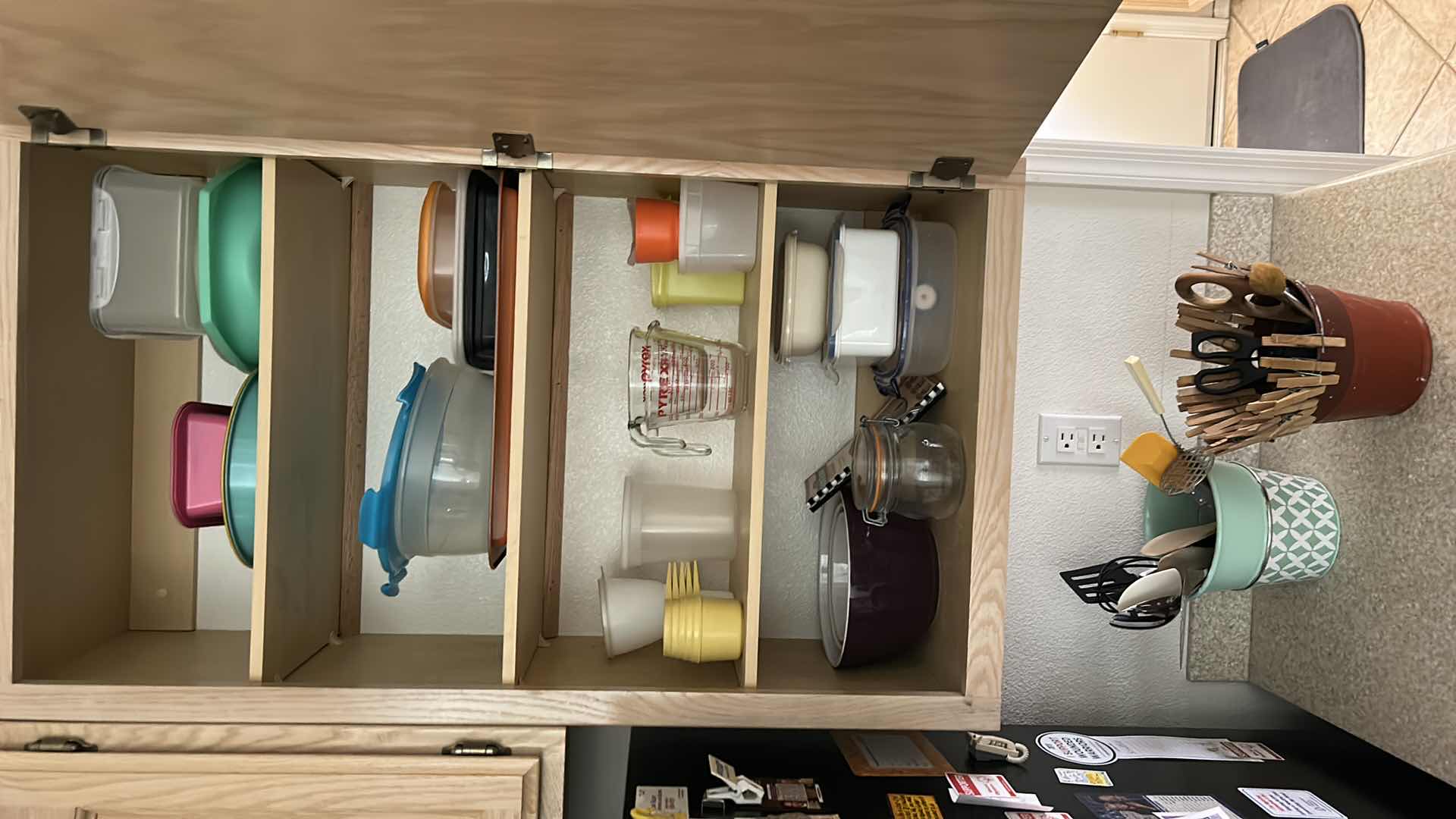 Photo 1 of CONTENTS OF KITCHEN CABINET AND CONTENTS ON COUNTER