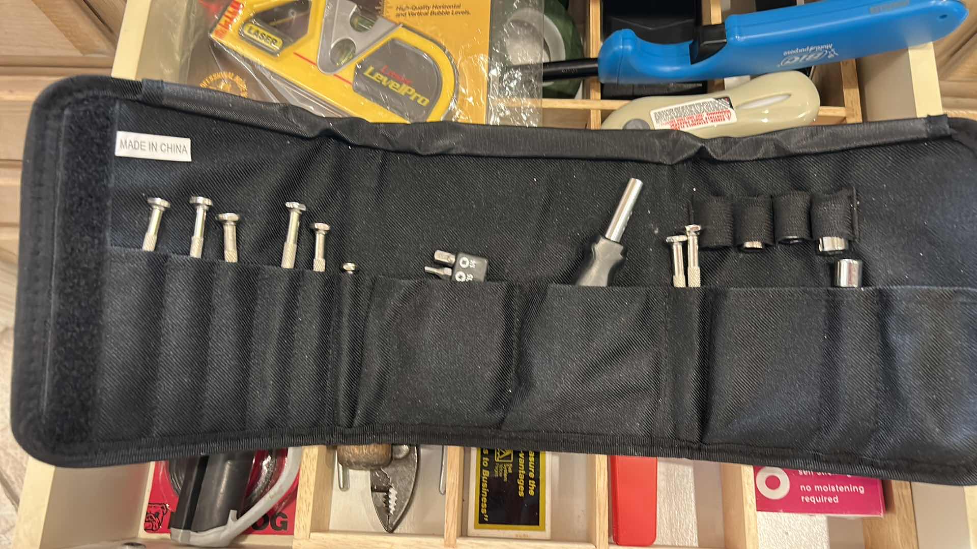 Photo 2 of CONTENTS OF PULL OUT DRAWER IN KITCHEN, MOSTLY TOOLS