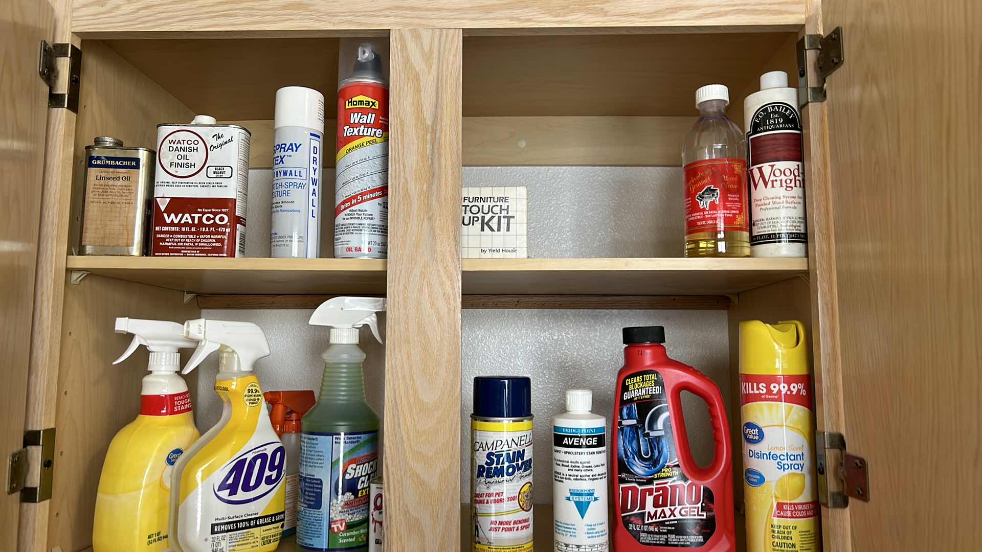 Photo 1 of CONTENTS OF CABINET IN LAUNDRY ROOM