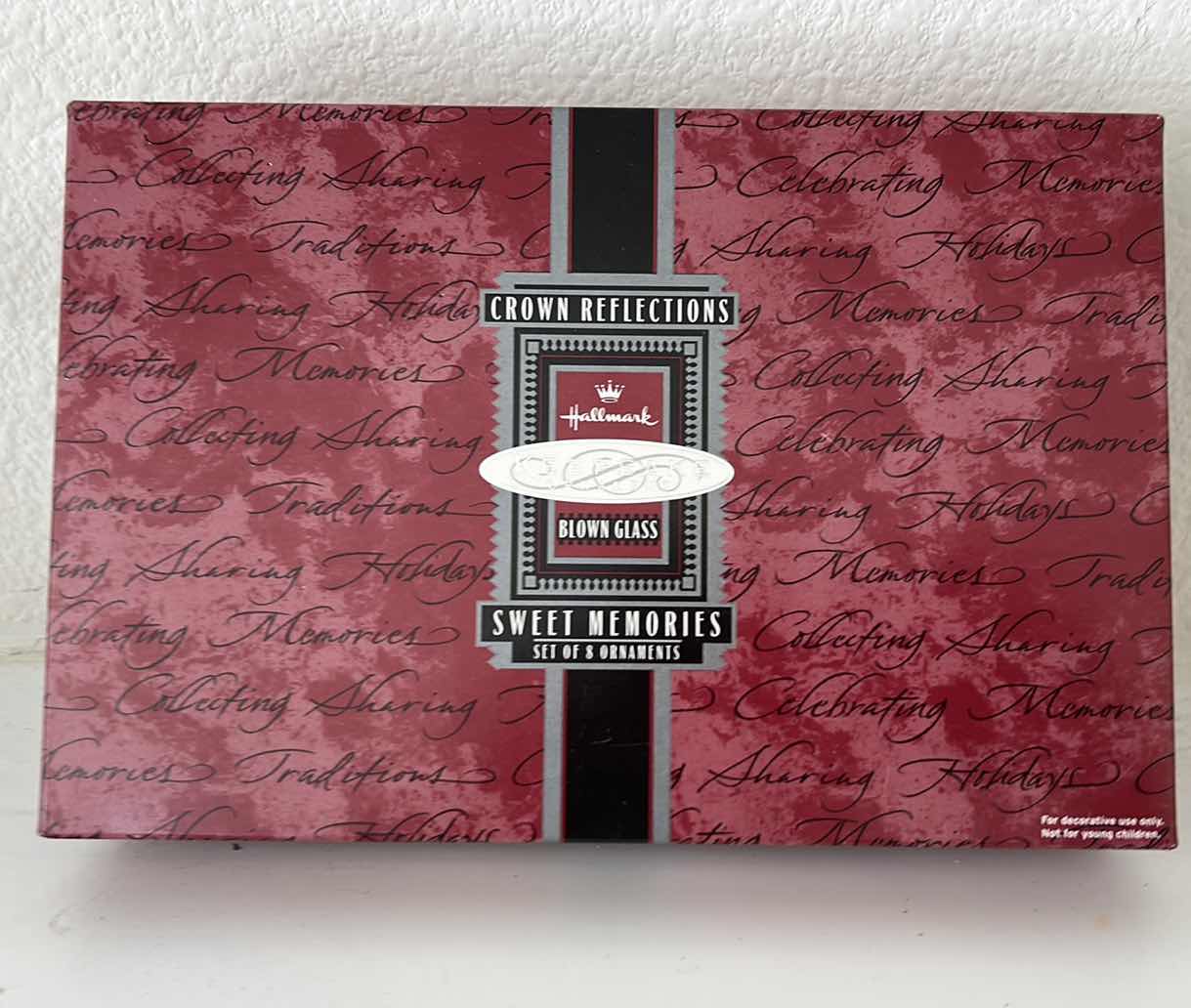 Photo 1 of HALLMARK KEEPSAKE BLOWN GLASS CHRISTMAS ORNAMENTS