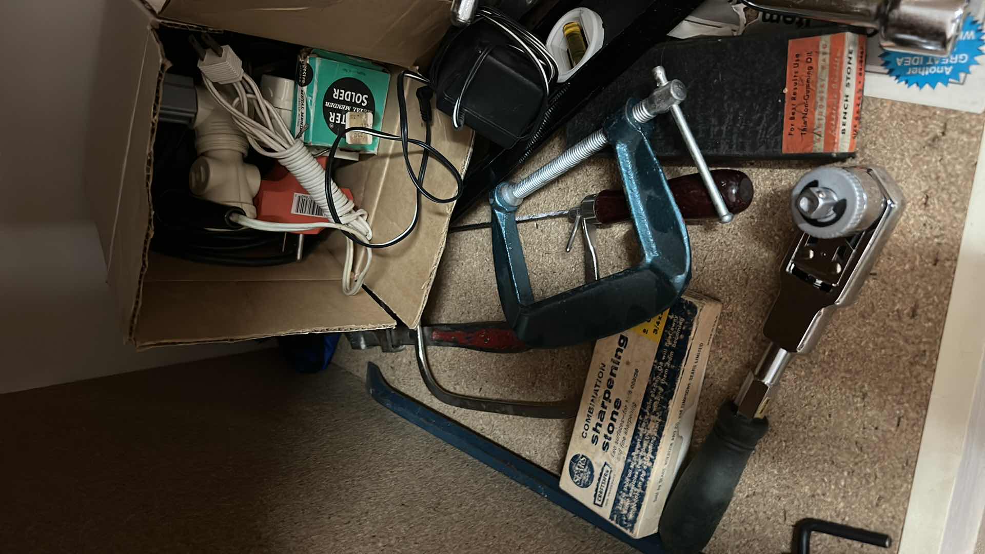 Photo 1 of CONTENTS PULL SHELF IN GARAGE - TOOLS