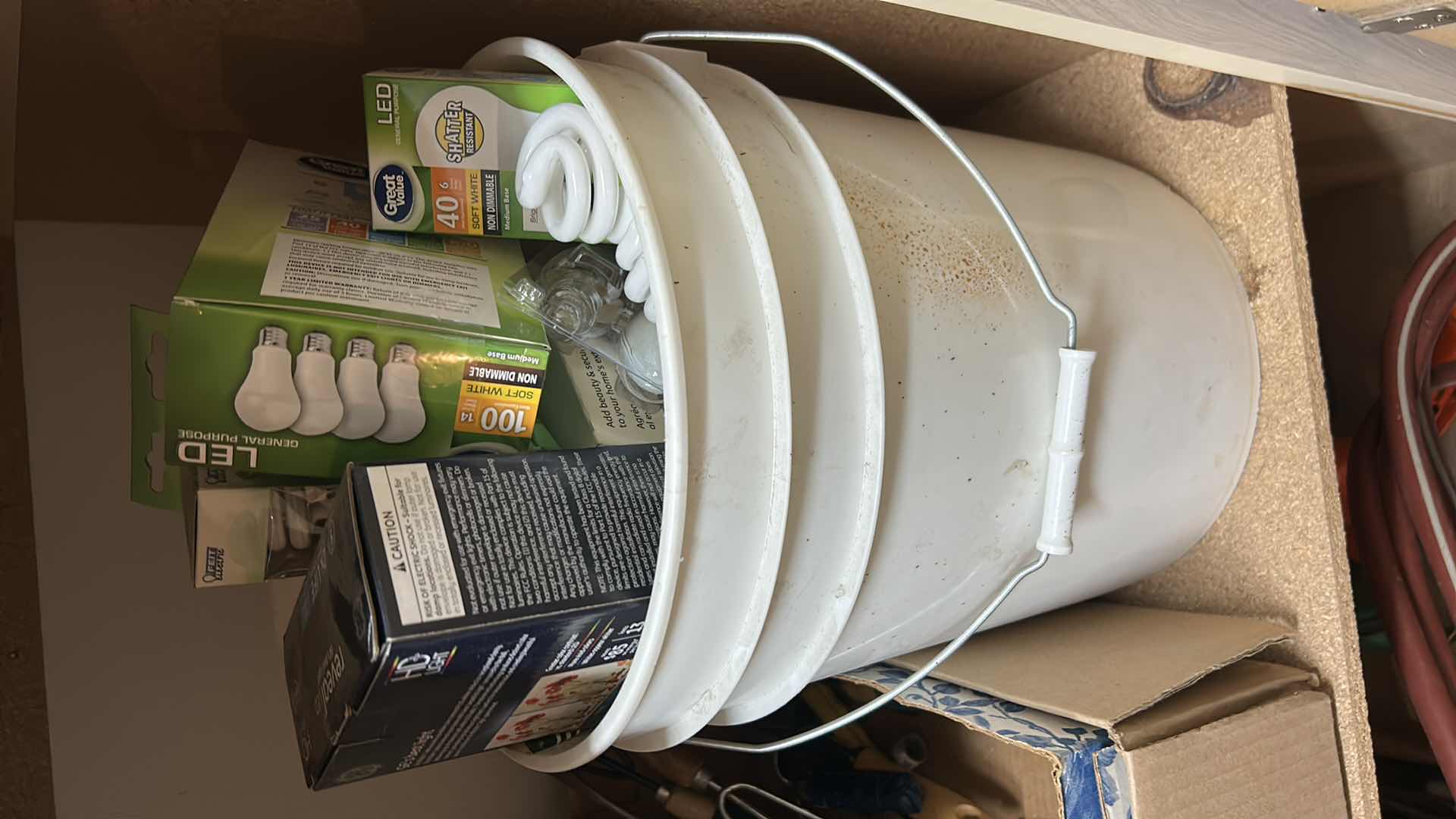 Photo 1 of CONTENTS OF SHELF IN GARAGE