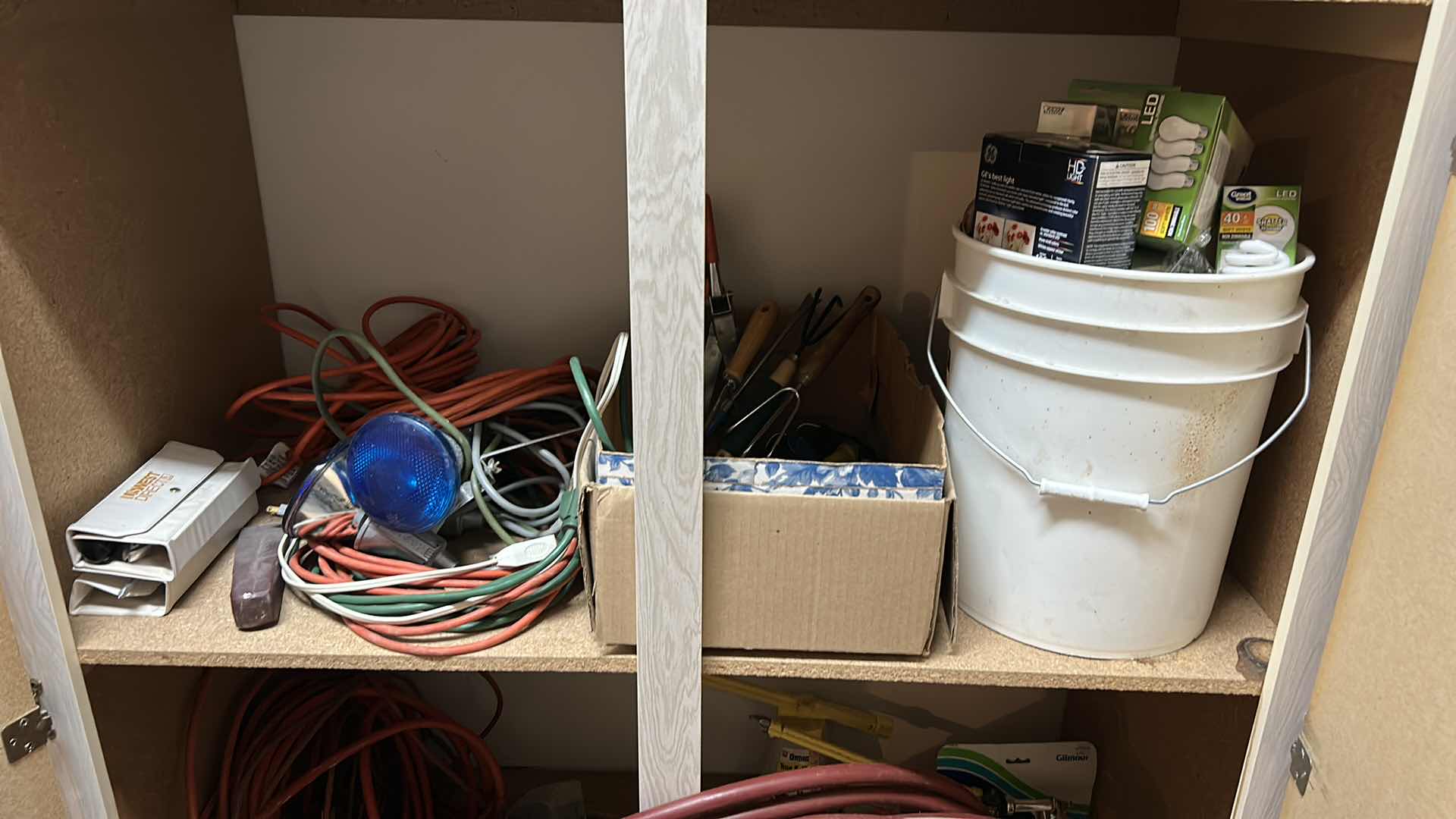 Photo 1 of CONTENTS OF SHELF IN GARAGE