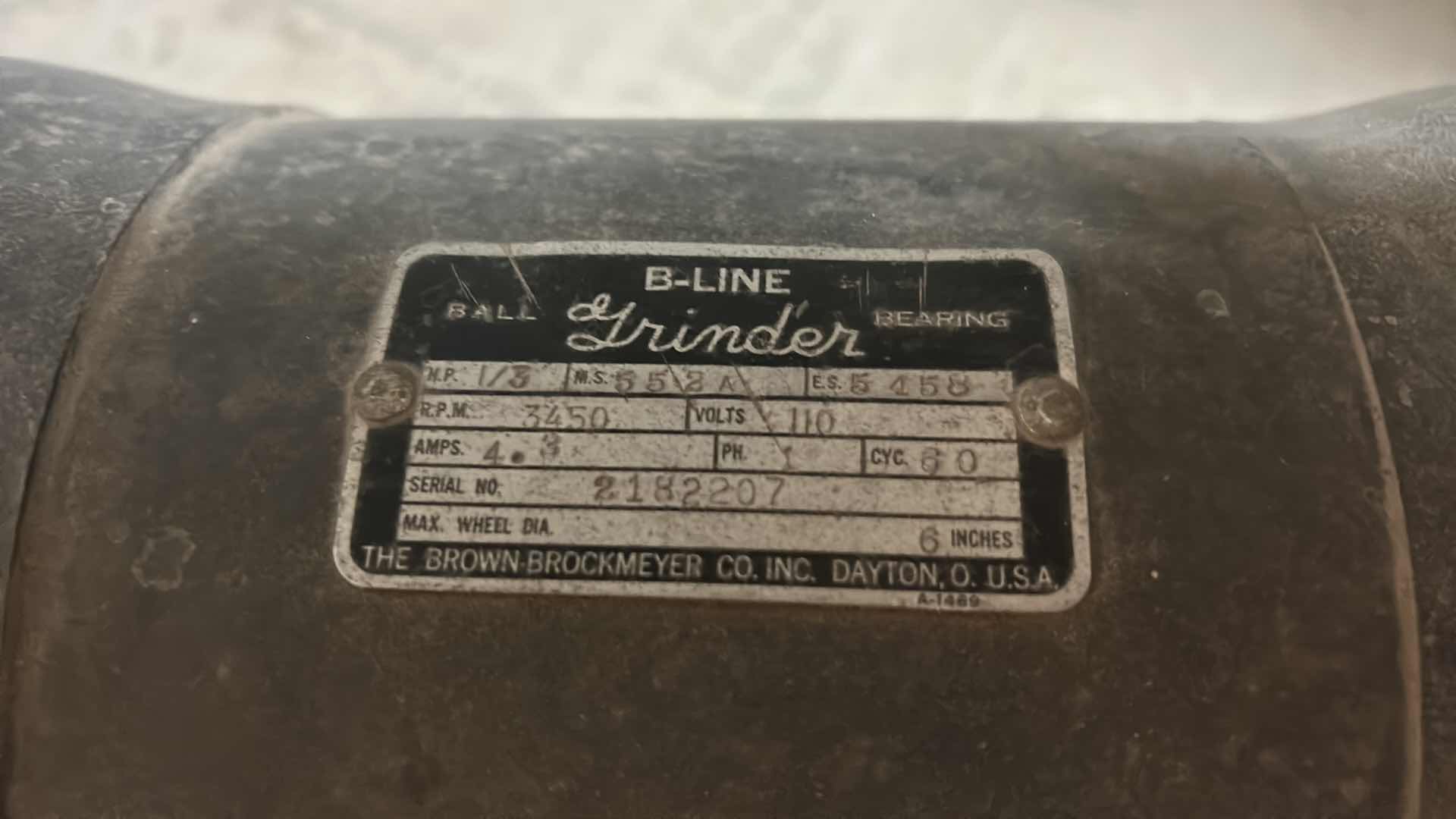 Photo 2 of B LINE BALL BEARING GRINDER