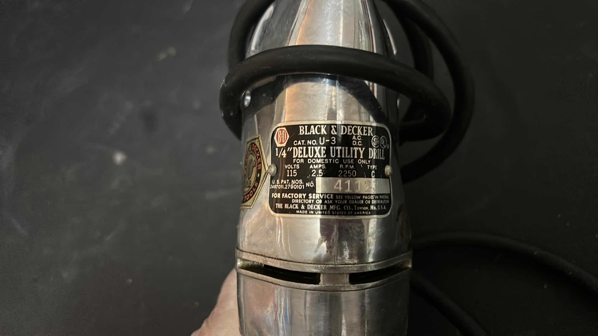 Photo 1 of BLACK AND DECKER DELUXE UTILITY POWER DRILL