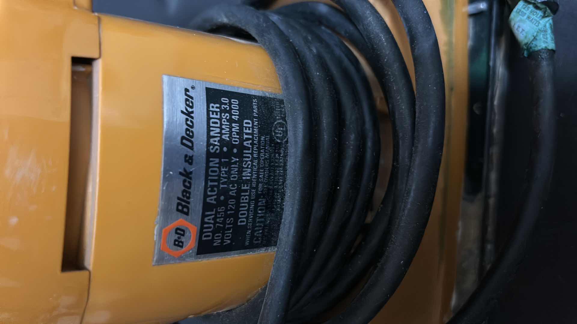 Photo 1 of BLACK AND DECKER SANDER