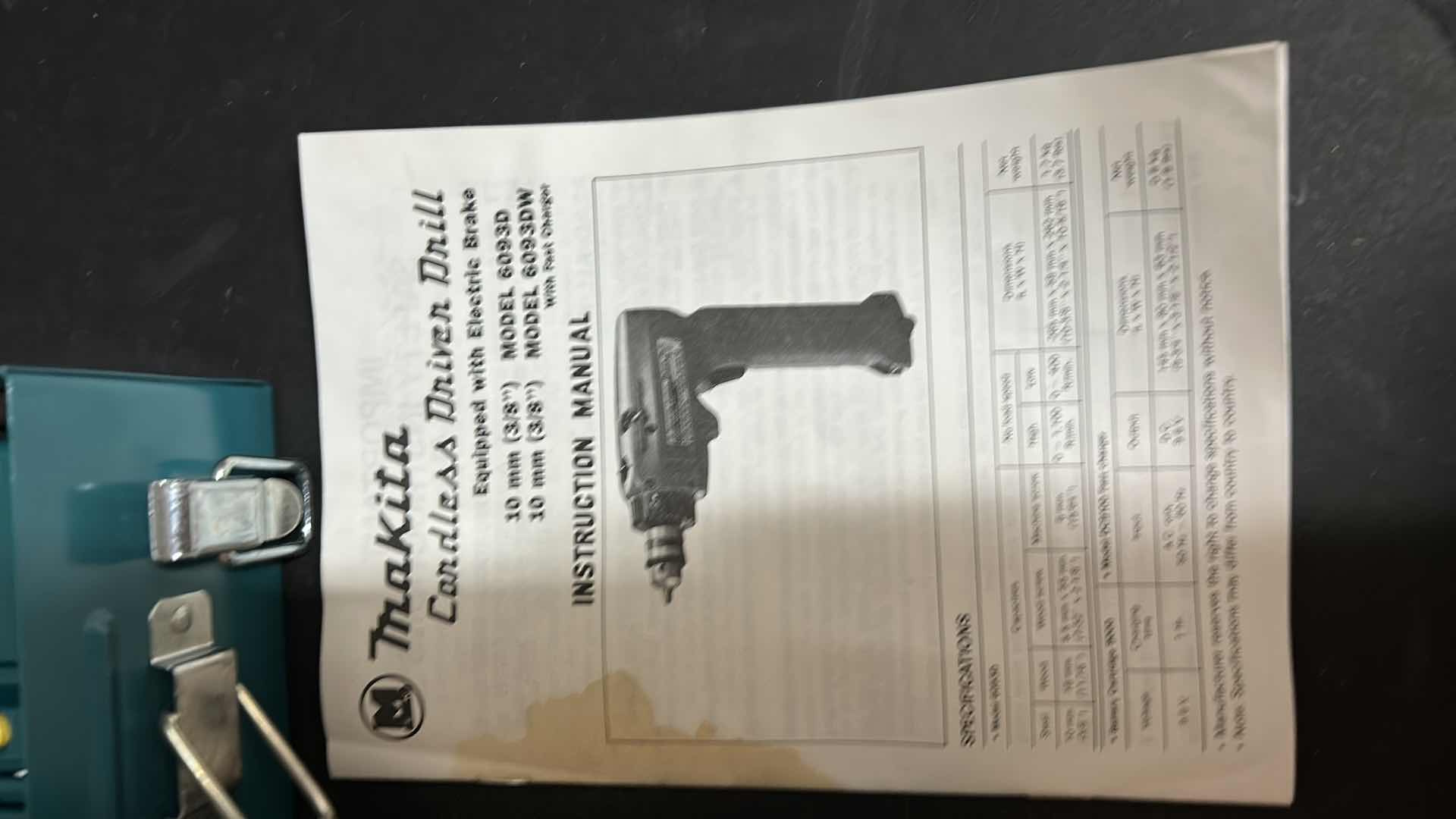 Photo 1 of MAKITA CORDLESS DRIVER DRILL