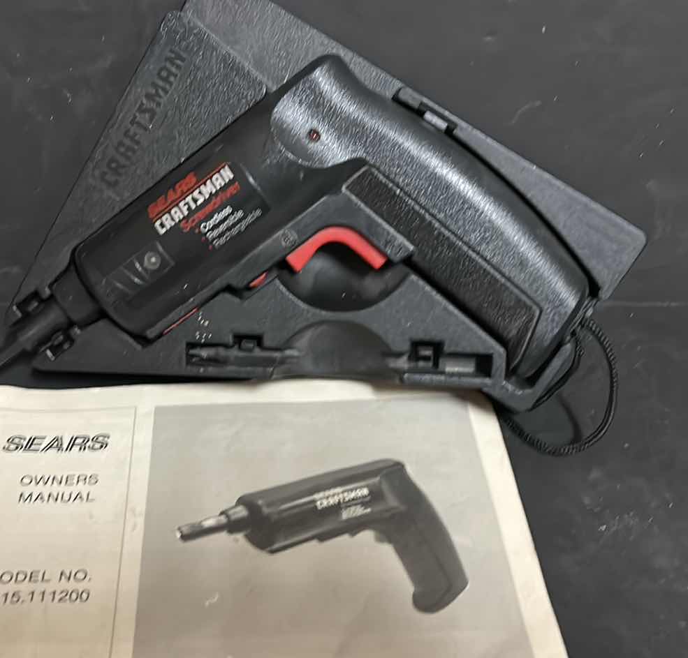 Photo 1 of SEARS CRAFTSMAN CORDLESS SCREWDRIVER
