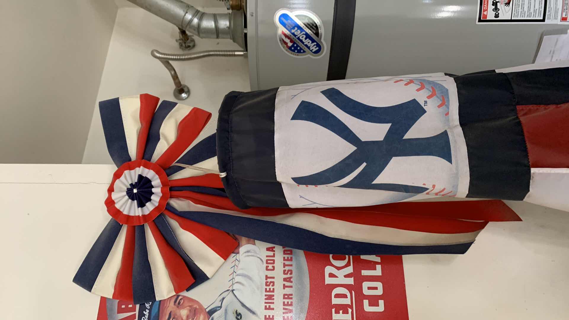 Photo 2 of NEW YORK YANKEES WIND SOCK AND BABE RUTH SODA AD