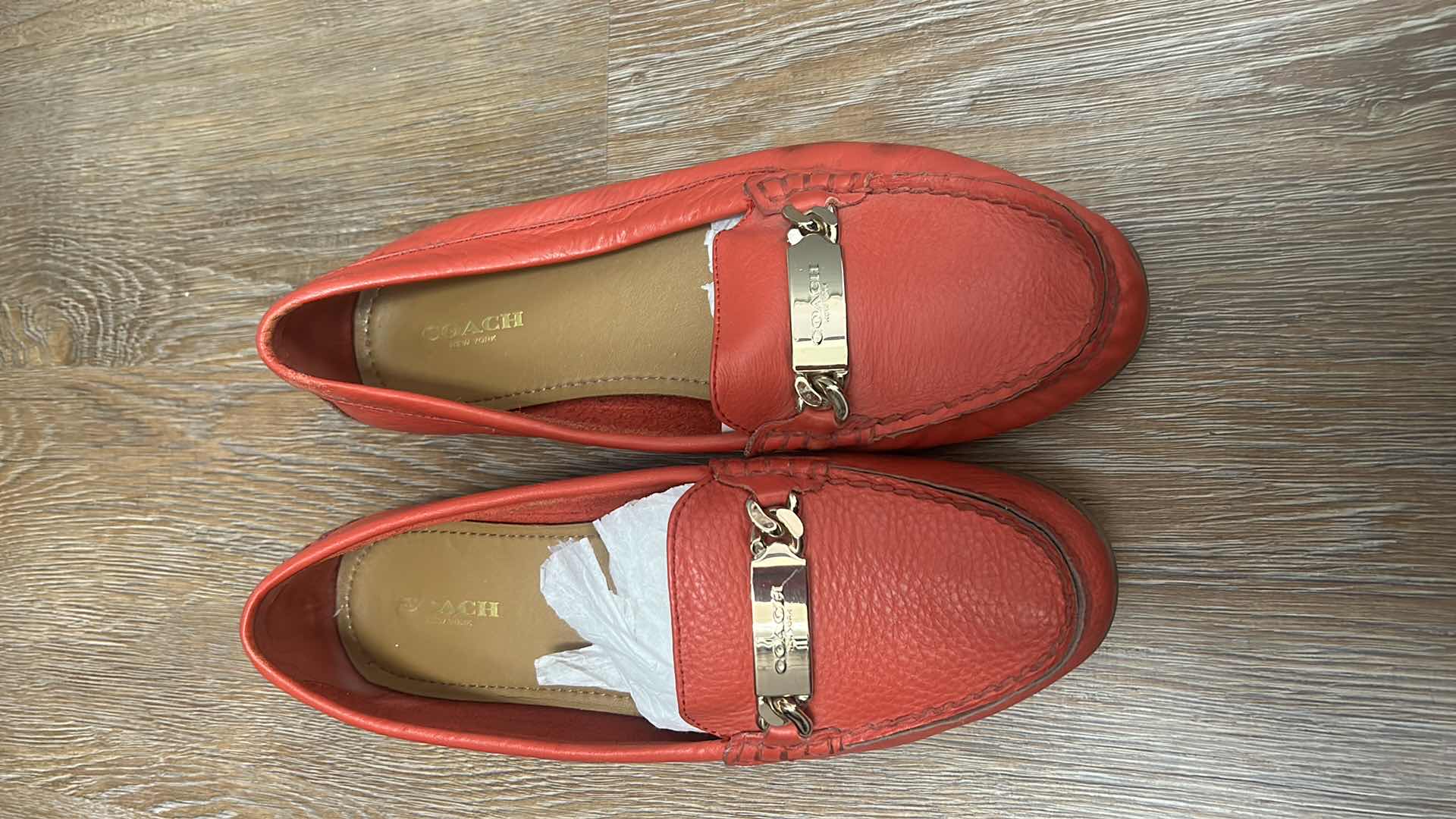 Photo 1 of 2 PAIRS WOMENS COACH SLIP ON SHOES - SIZE 7.5M