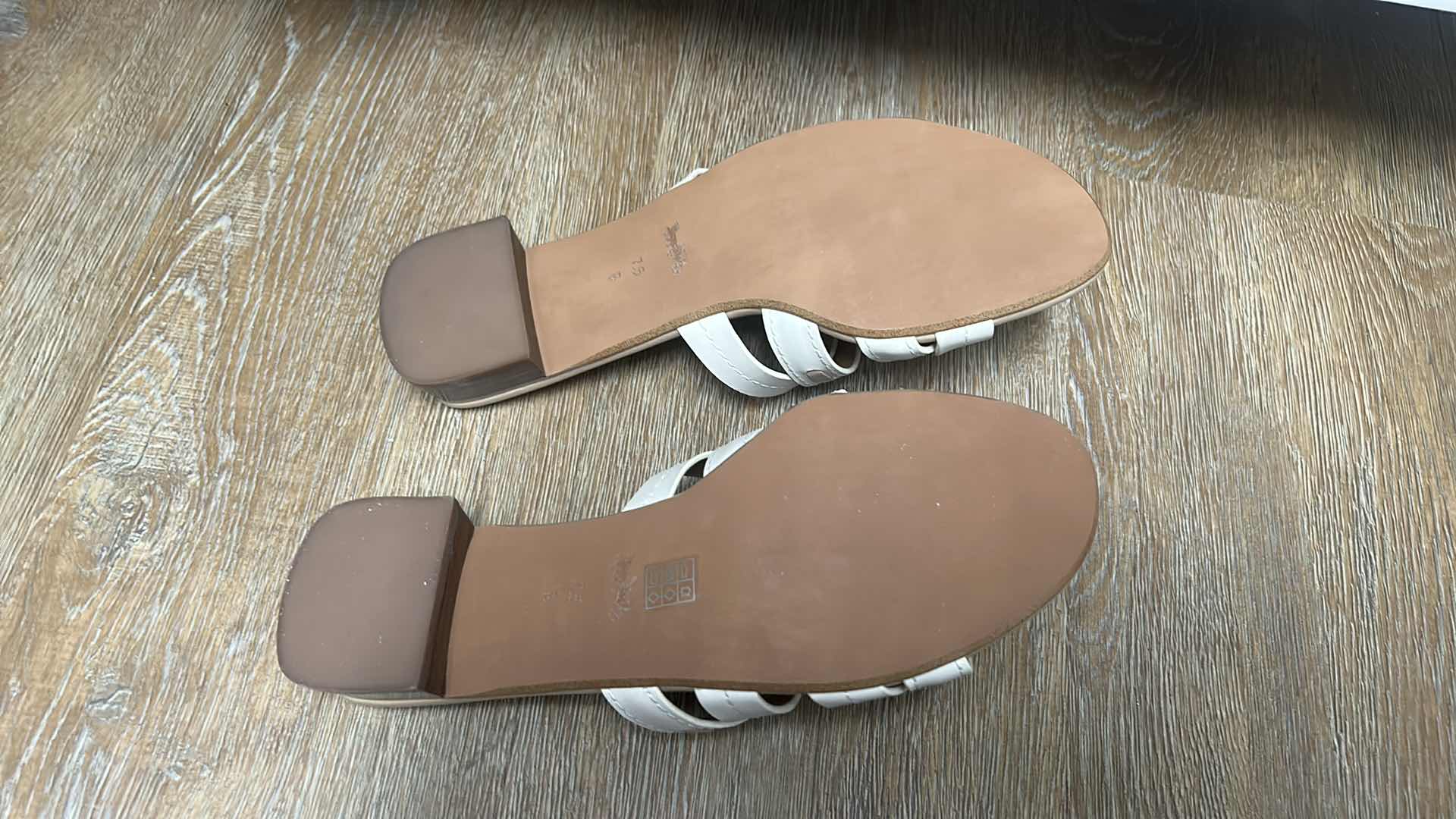 Photo 1 of COACH ARIANA MAT CALF/SOFT CHALK/BEECHWOOD SLIP ON SHOE SIZE 7.5