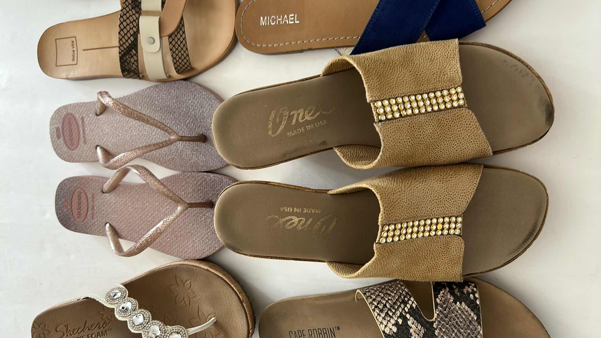 Photo 1 of 8 PAIRS WOMENS SANDALS SIZE 6.5