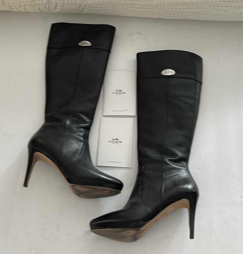 Photo 1 of COACH HIGH HEELED BOOTS SIZE 6.5
