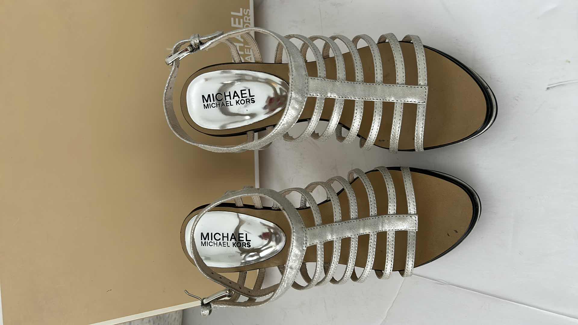 Photo 1 of 2 PAIR WOMENS SHOES MICHAEL KORS SIZE 7 AND ANN TAYLOR SIZE 6.5