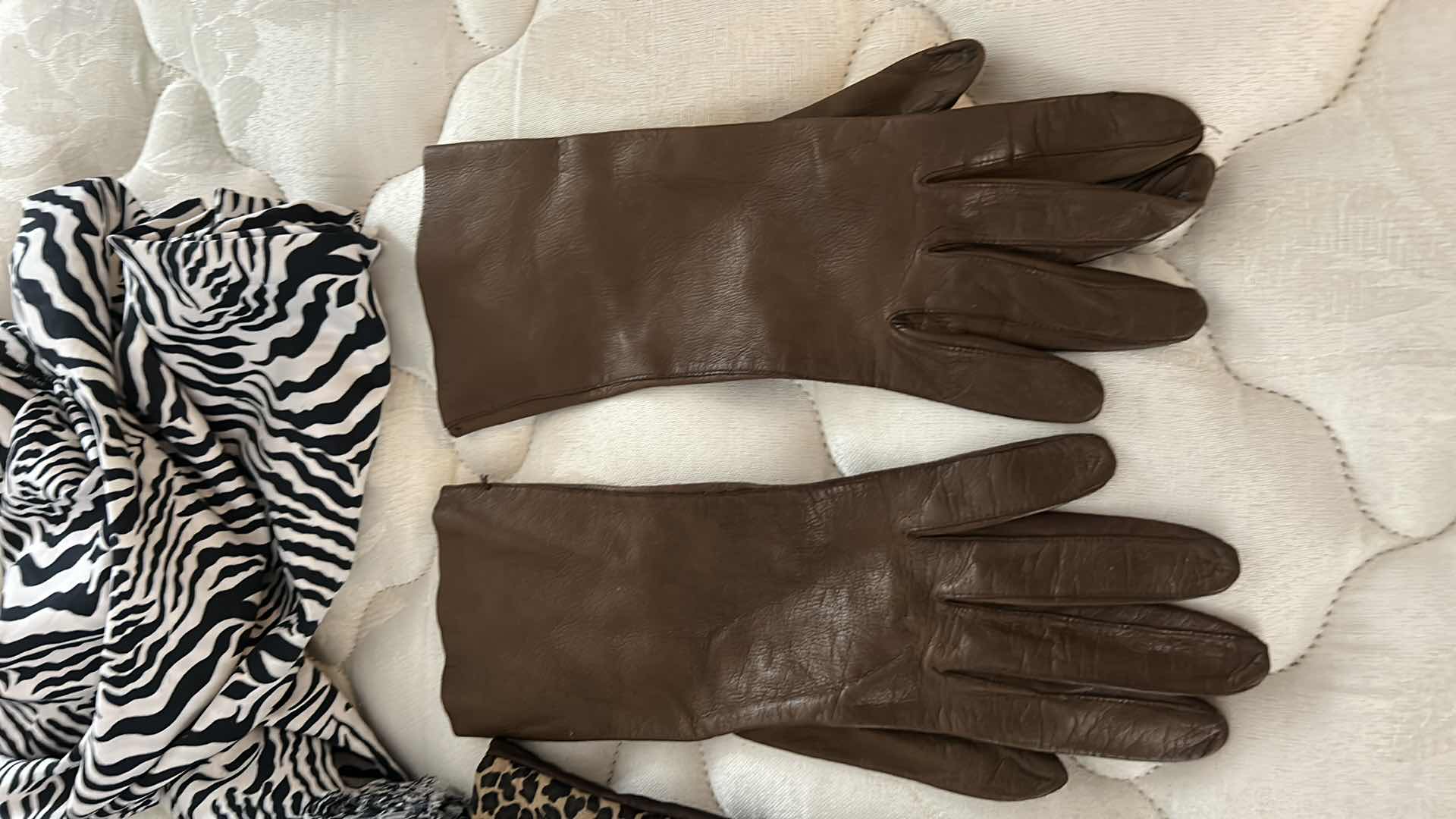 Photo 1 of 3 PAIRS WOMENS GLOVES SMSLL AND 2 SCARVES