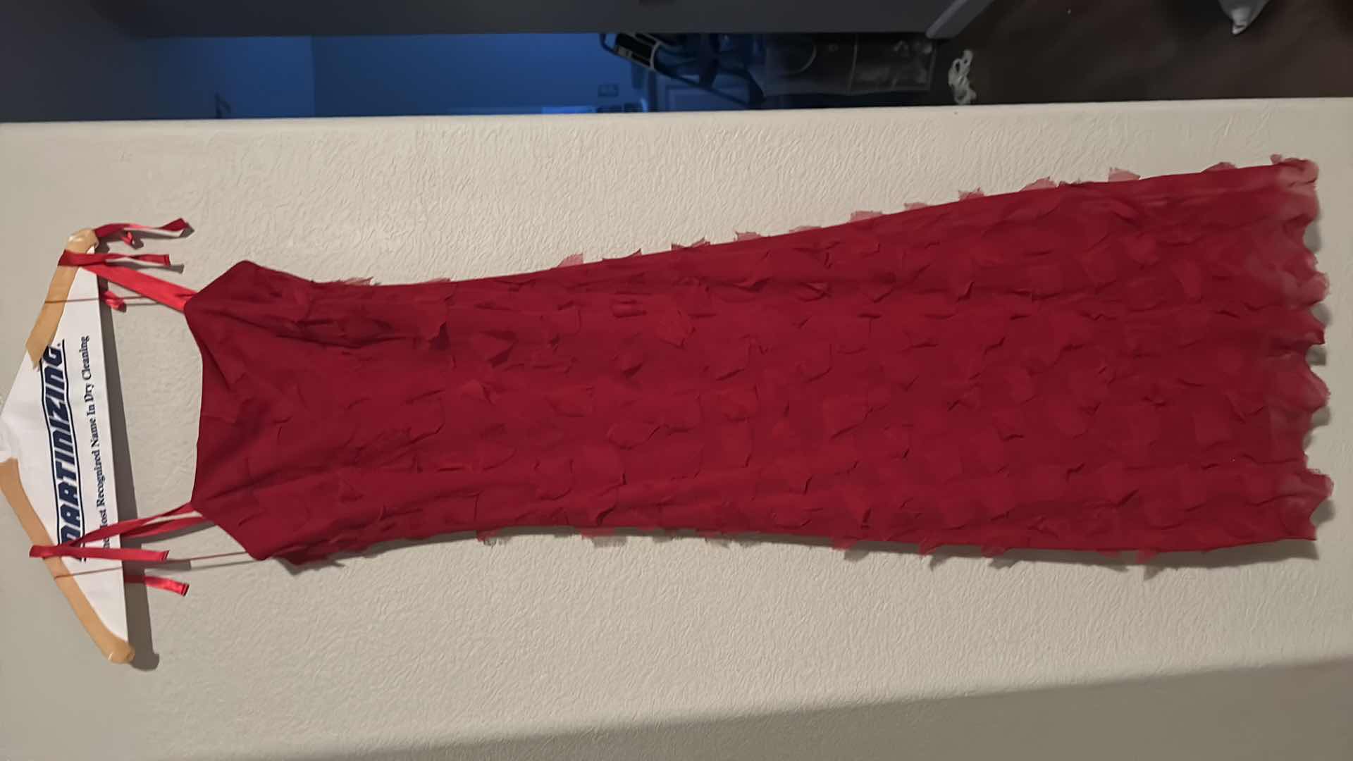 Photo 1 of ANNE KLEIN RED FORMAL LONG DRESS SIZE 4