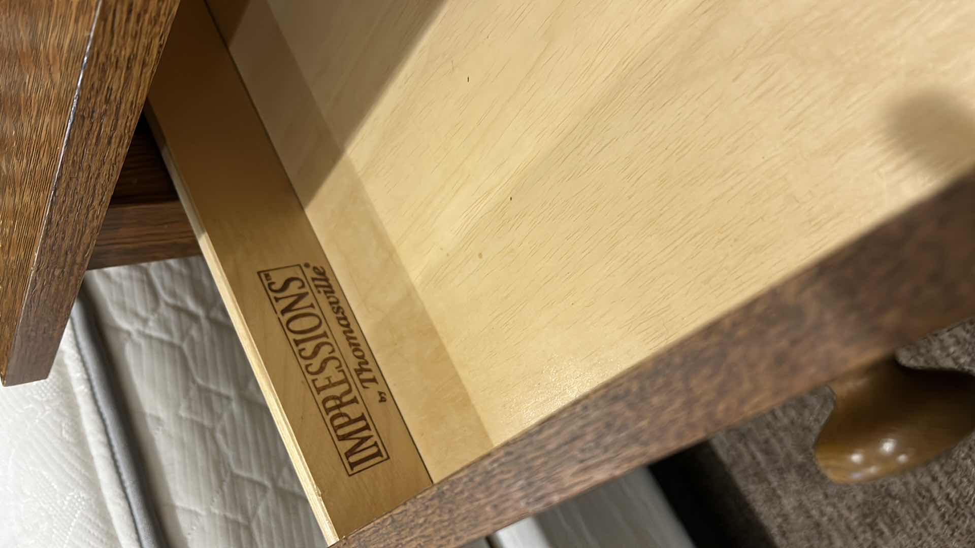 Photo 1 of IMPRESSIONS BY THOMASVILLE WOOD NIGHTSTAND 28“ x 17“ x 26“