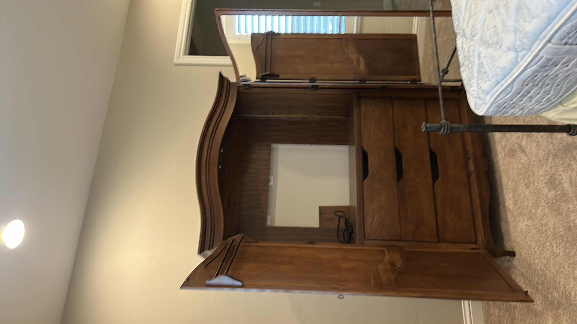 Photo 1 of IMPRESSIONS BY THOMASVILLE WOOD WARDROBE  WITH EXTRA SHELVES AND BACKING 52“ x 22 1/2“ x 80”