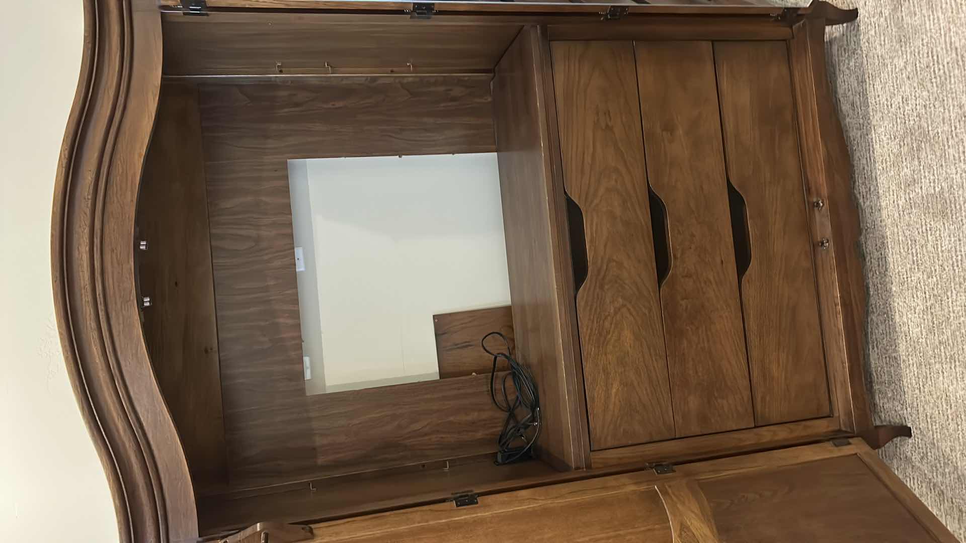 Photo 1 of IMPRESSIONS BY THOMASVILLE WOOD WARDROBE  WITH EXTRA SHELVES AND BACKING 52“ x 22 1/2“ x 80”