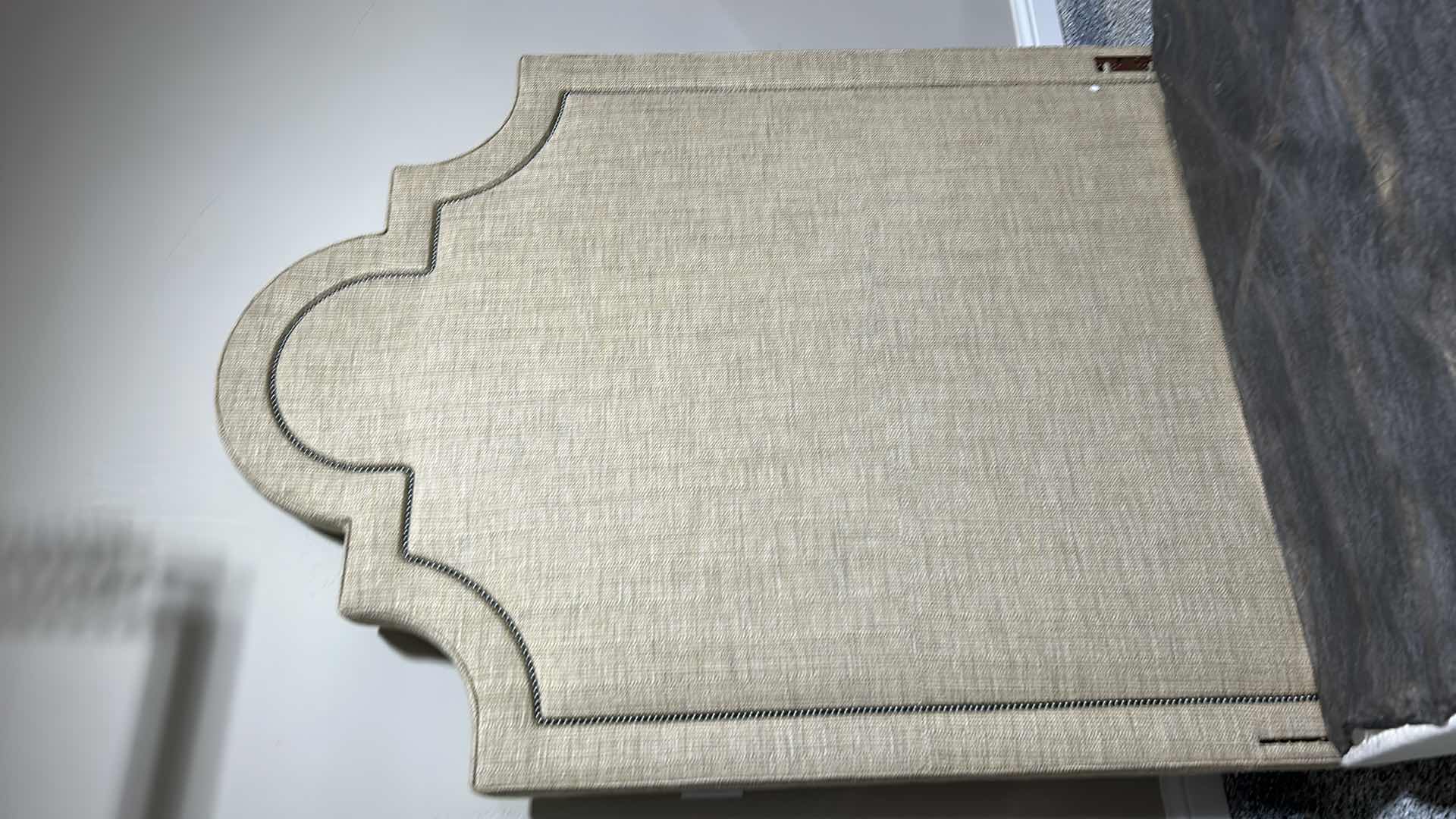 Photo 2 of QUEEN UPHOLSTERED HEADBOARD SIDEBOARDS AND FOOTBOARD (HEADBOARD 63” x 89”)