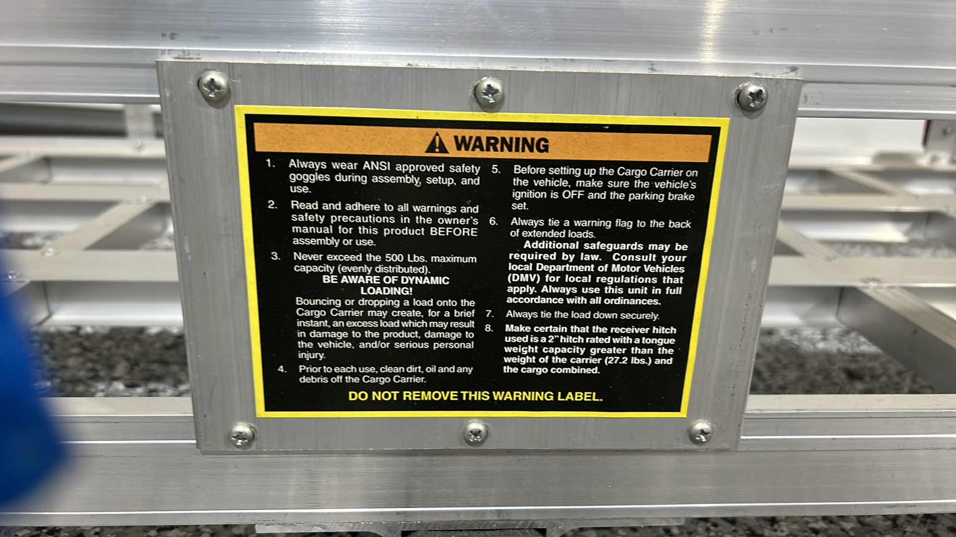 Photo 1 of CARGO CARRIER