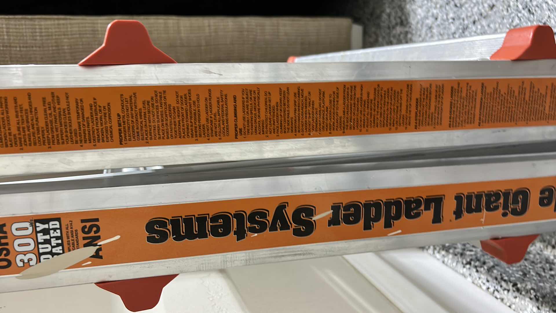 Photo 1 of MEGALITE LITTLE GIANT ADJUSTABLE LADDER