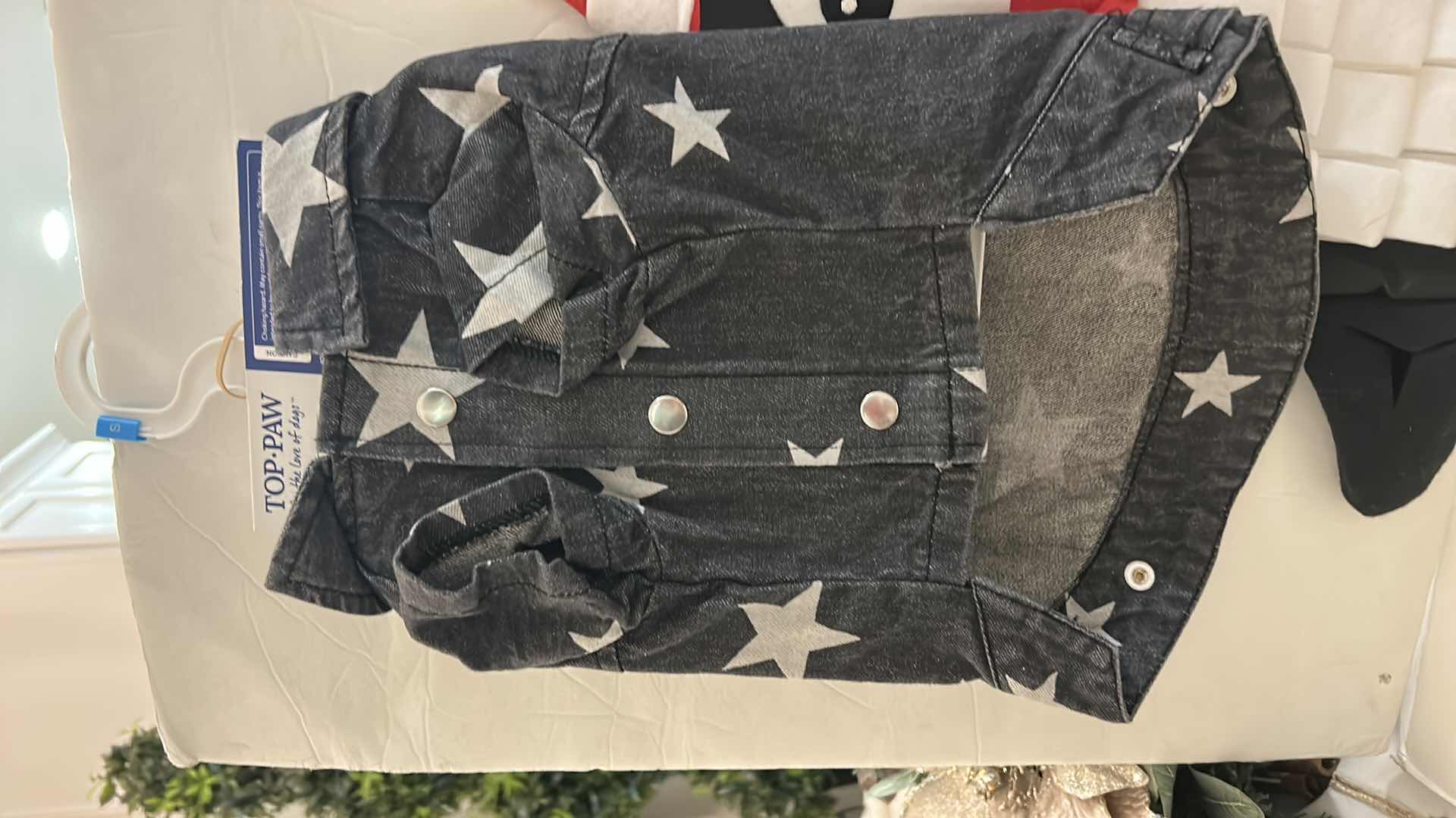 Photo 1 of NEW SMALL DOG ASSORTMENT, 1 BACKPACK/SADDLE BAG, 2 TOP PAW TEE SHIRTS, 1 SNUFFLE MAT, 1 SQUEAKER TOY