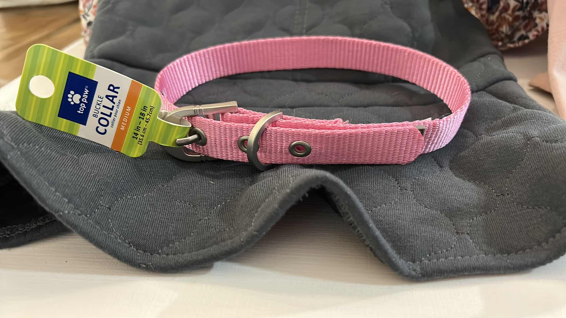 Photo 3 of NEW 8 PC DOG ASSORTMENT- 6 TOP PAW CLOTHING ITEMS, 2 COLLARS